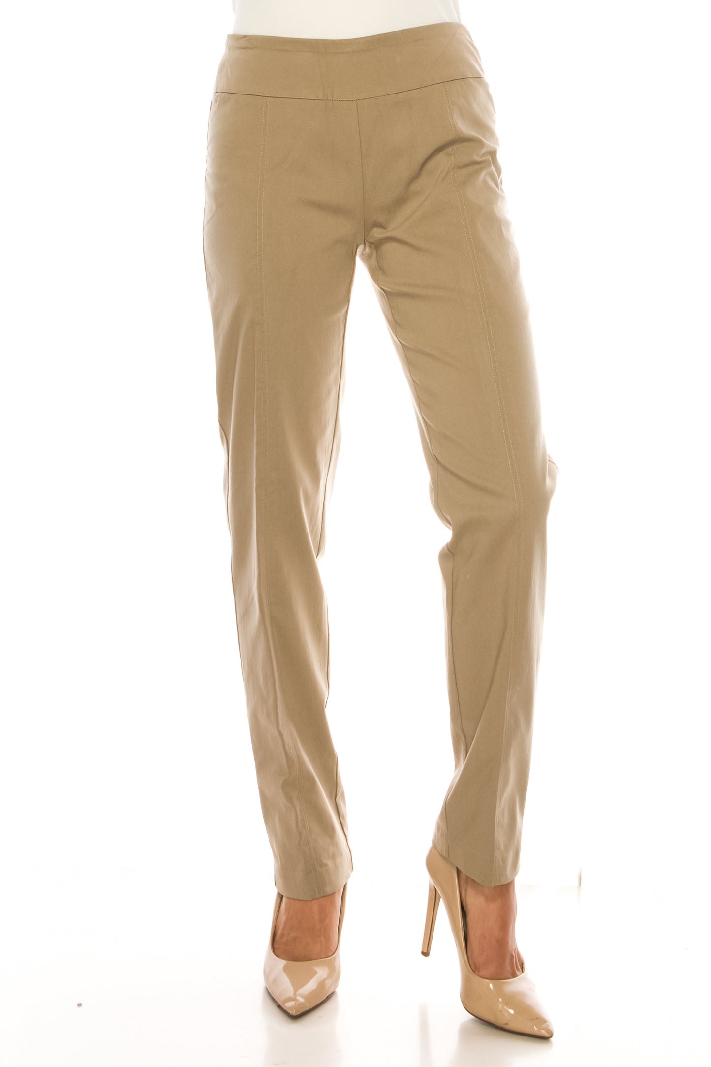 Zac & Rachel Pull-On Elastic Waist Ankle Pants