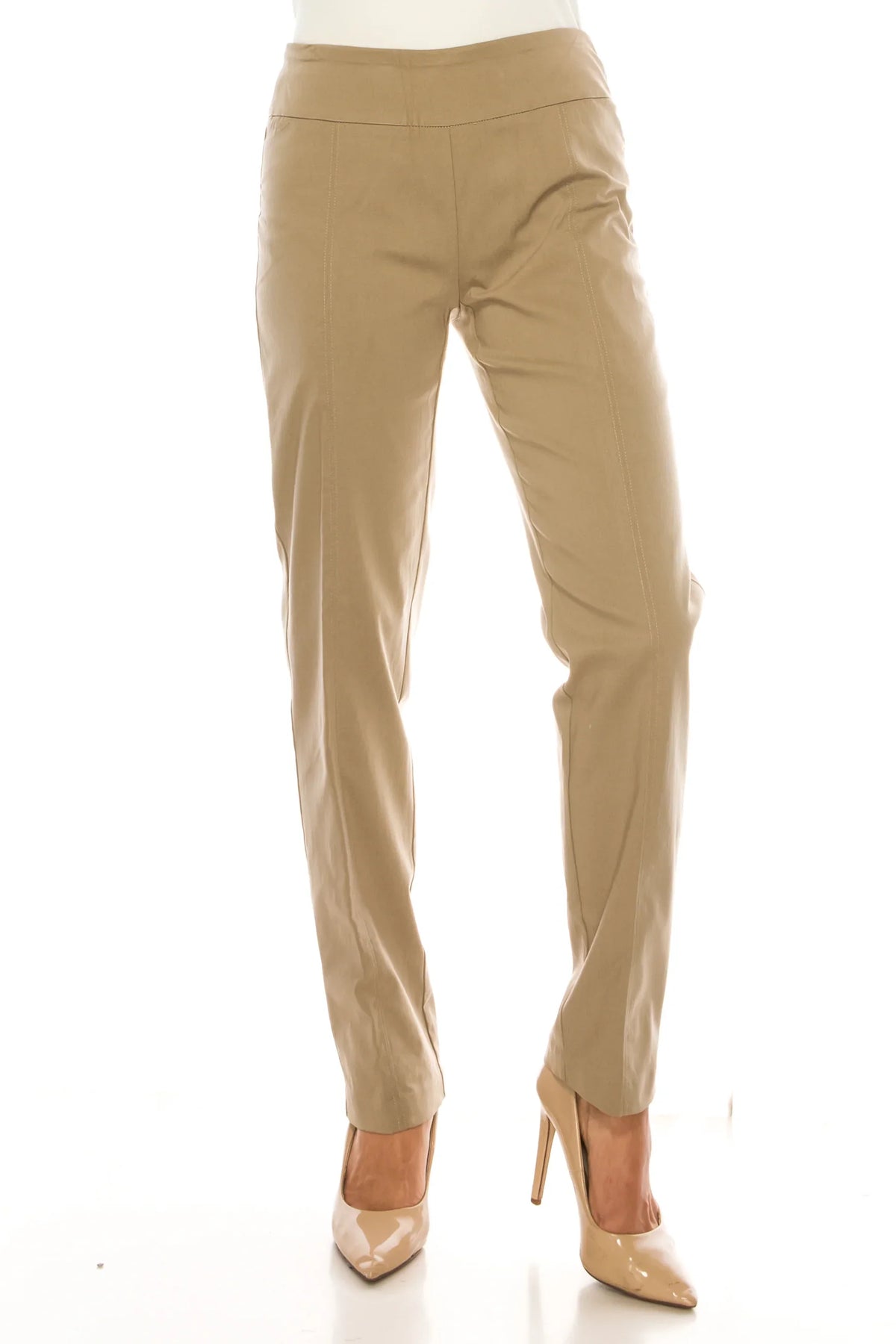 Zac & Rachel Pull-On Elastic Waist Ankle Pants