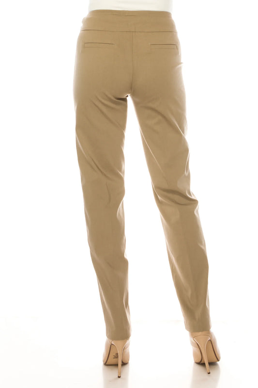 Zac & Rachel Pull-On Elastic Waist Ankle Pants