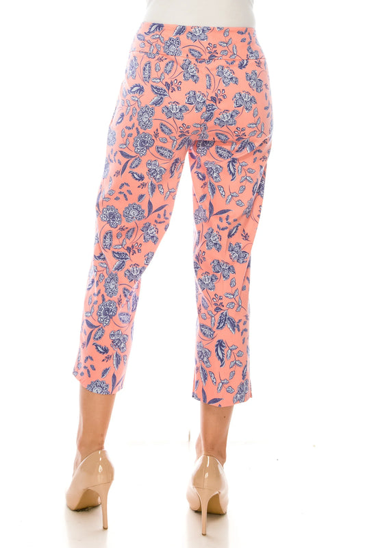 Zac & Rachel Printed Ultimate Fit Capri Jeggings