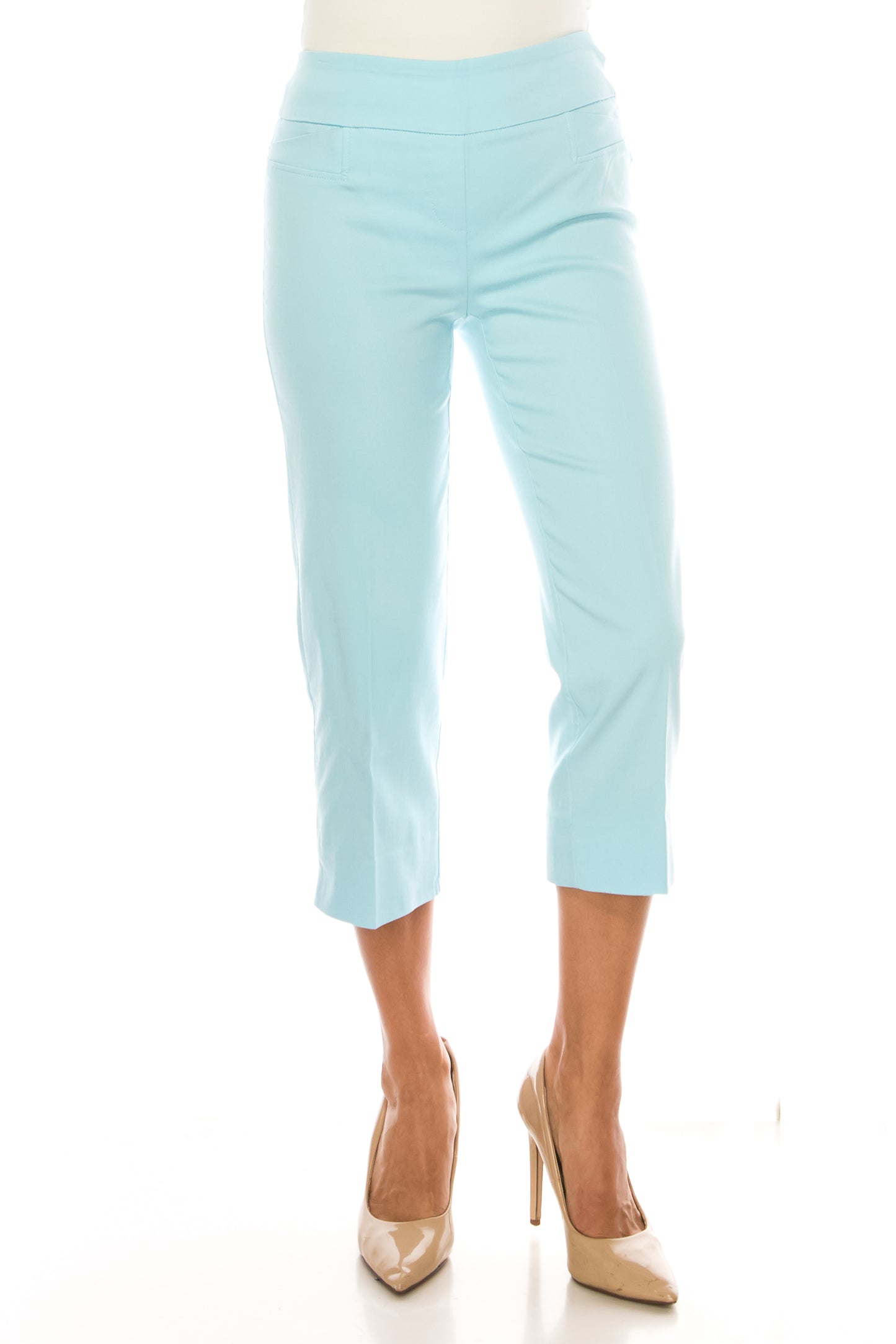 Zac & Rachel Ultimate Fit Faux-Pocket Capri Pants
