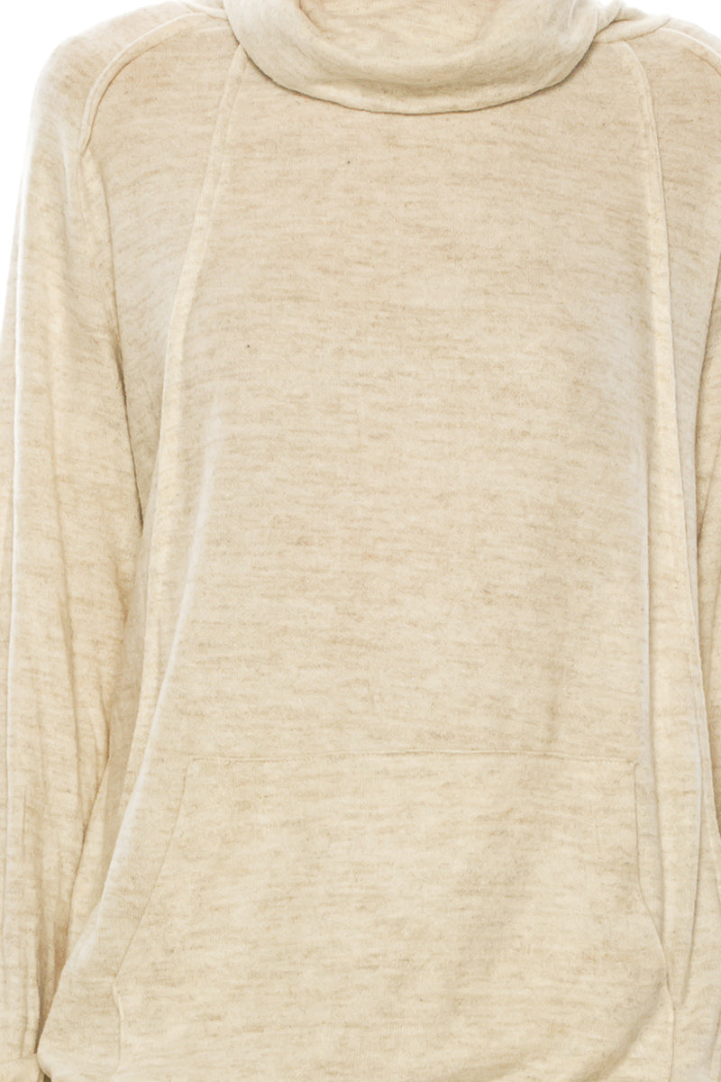 Zac & Rachel Long Sleeve Mock Neck Pullover Top