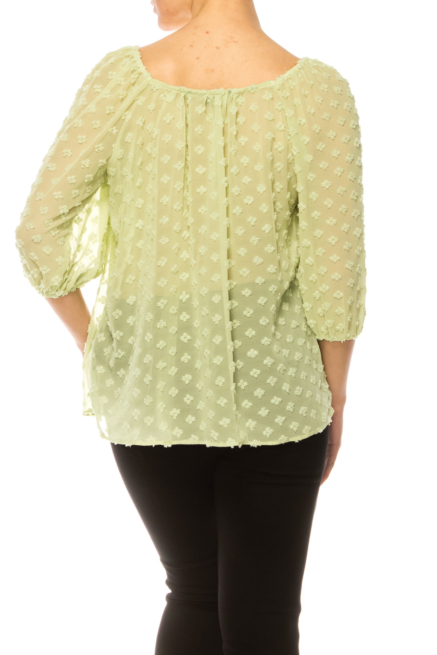 Zac & Rachel Floral Peasant Tie Top
