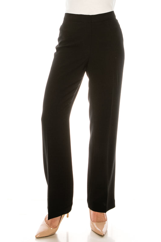 Nygard Black Straight Leg Trousers (SHORT)