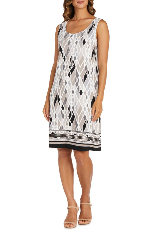 RM Richards Multi Print 2 Piece Jacket Dress
