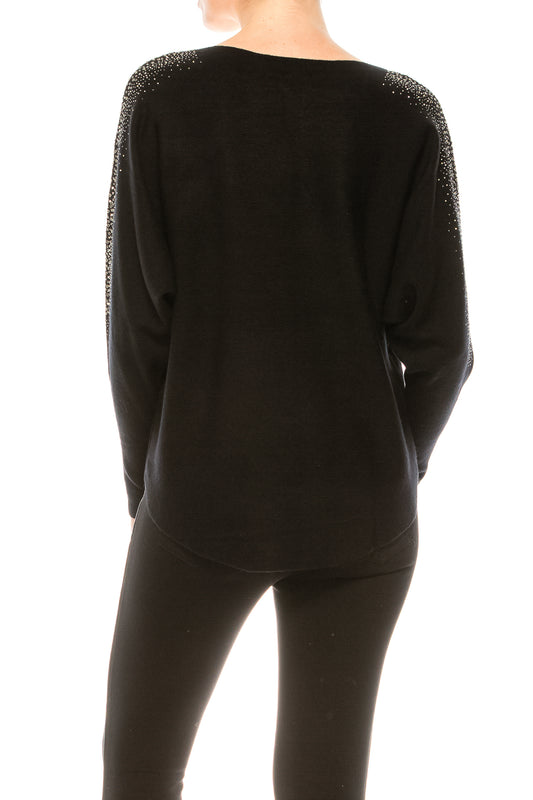 Aaeda Dolman Long Sleeve Sweater Top (More Colors)