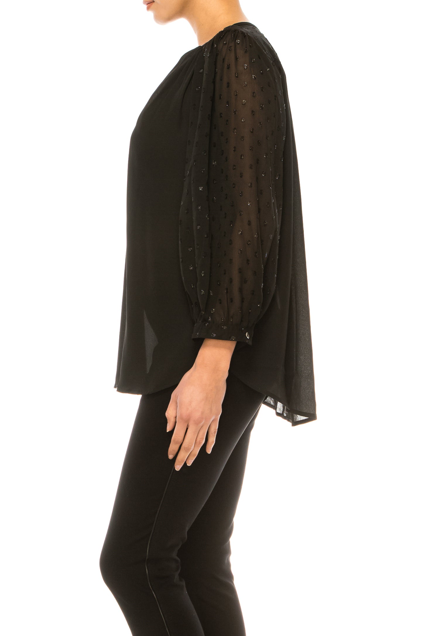 Grand & Greene Button Down Peasant Blouse