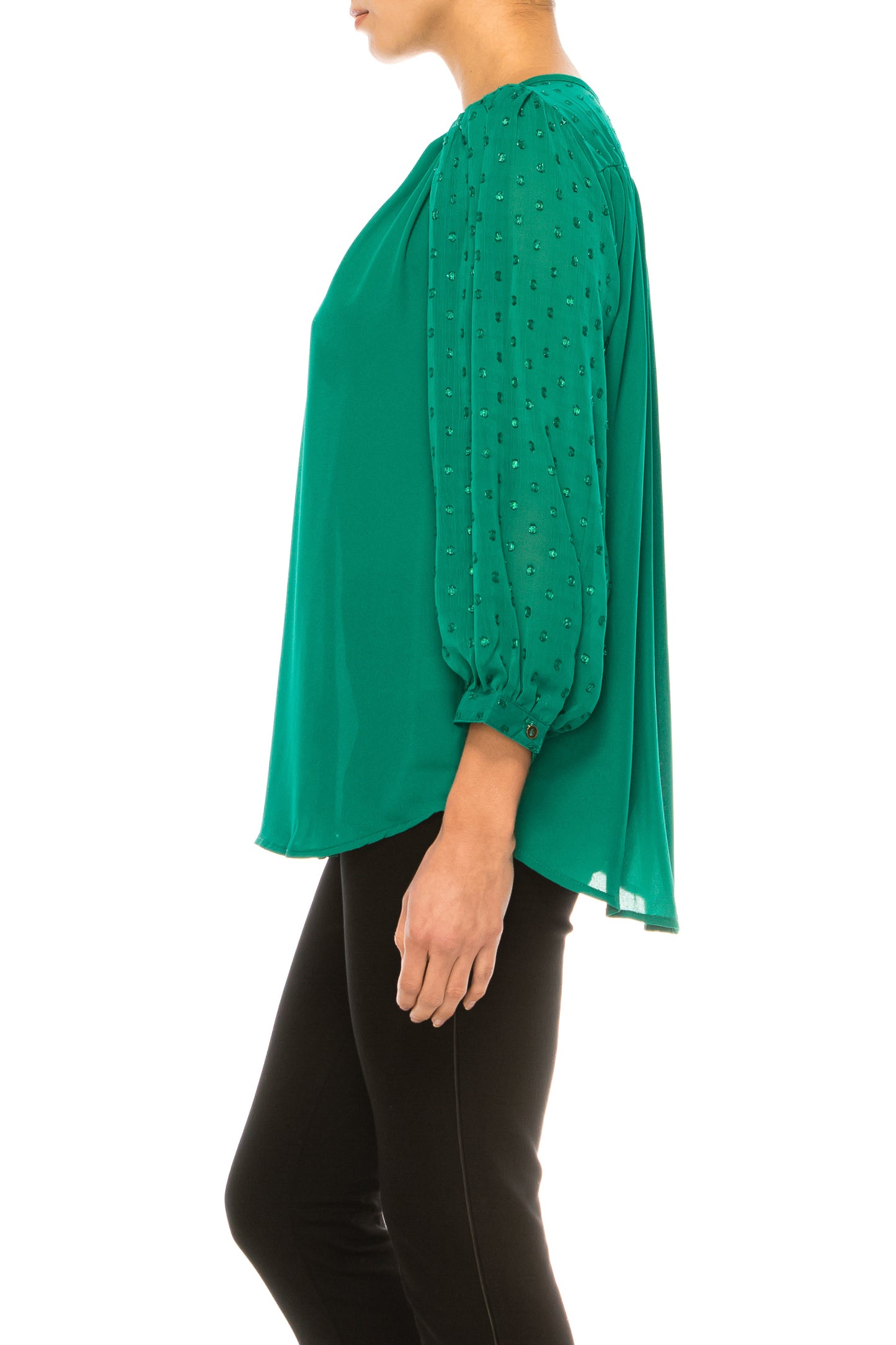 Grand & Greene Button Down Peasant Blouse