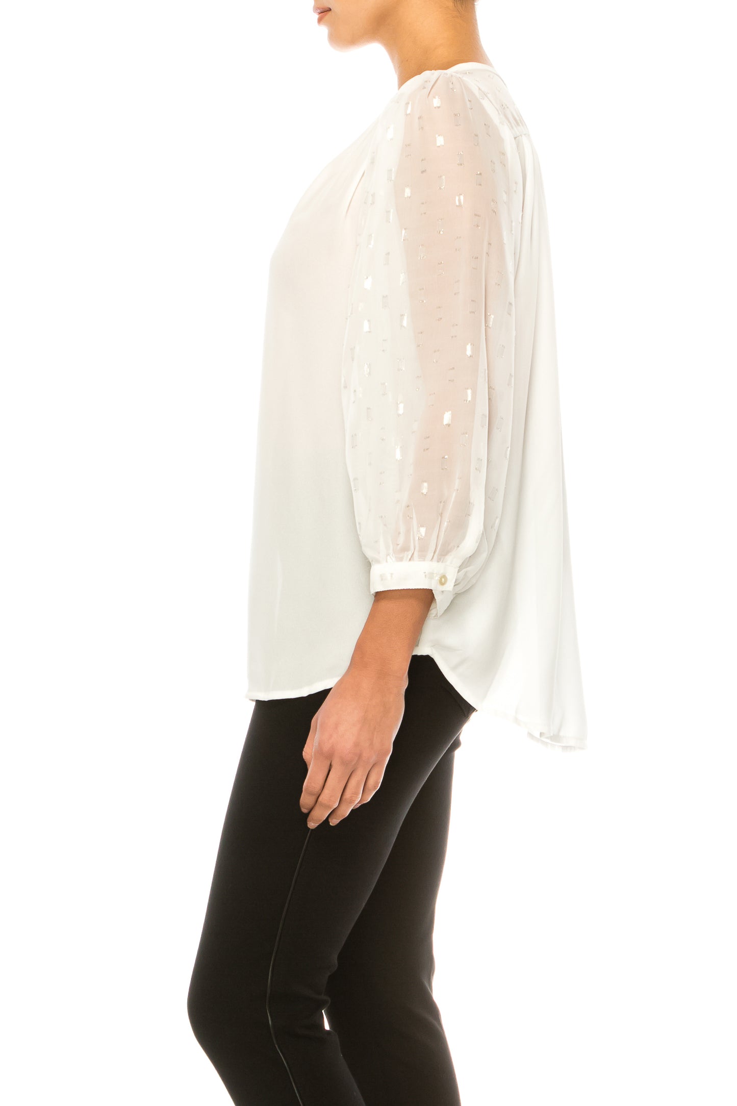 Grand & Greene Button Down Peasant Blouse