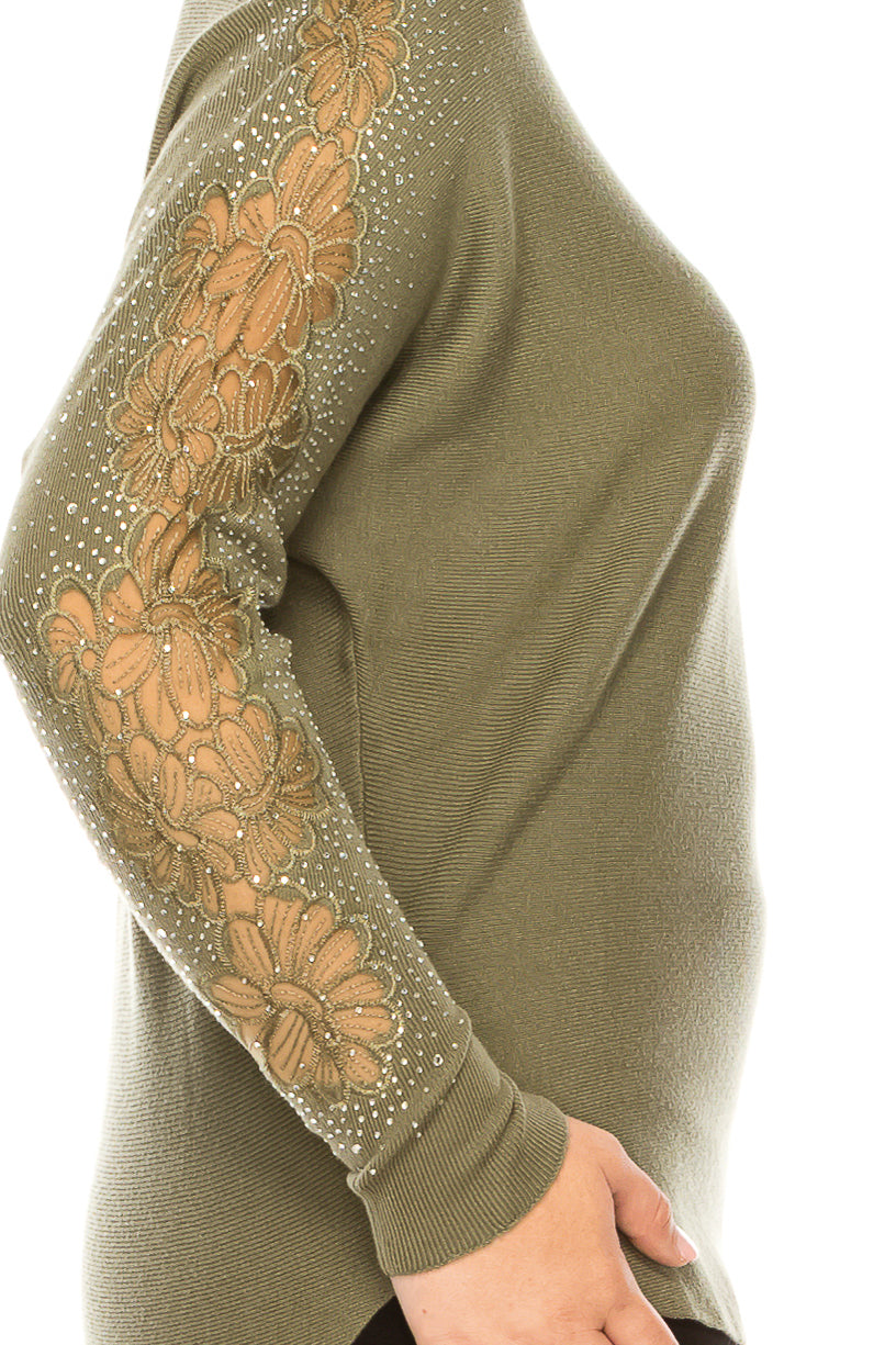 LIV Thyme Long Sleeve Sweater Top