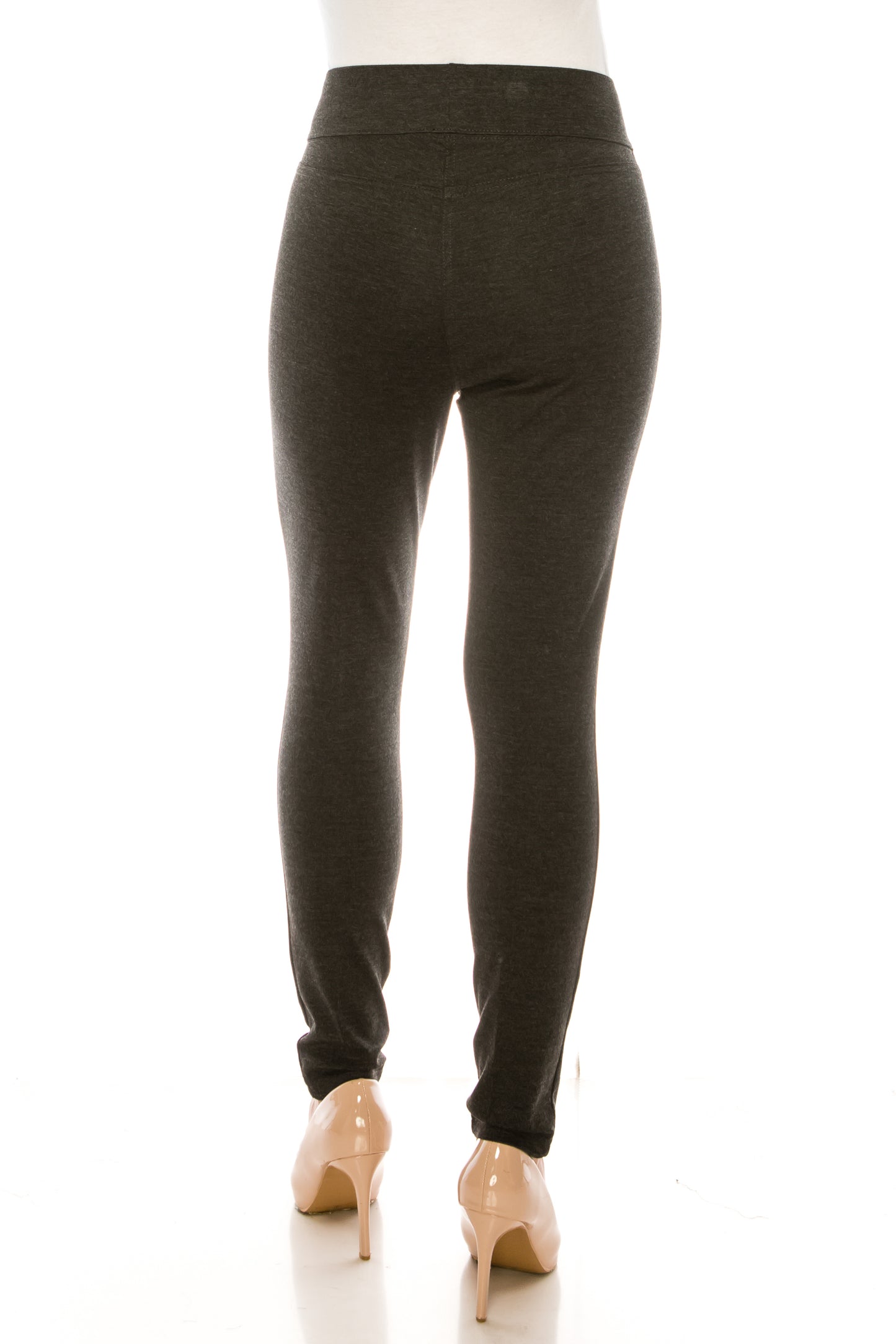 Nygard Charcoal Heather Skinny Leg Legging