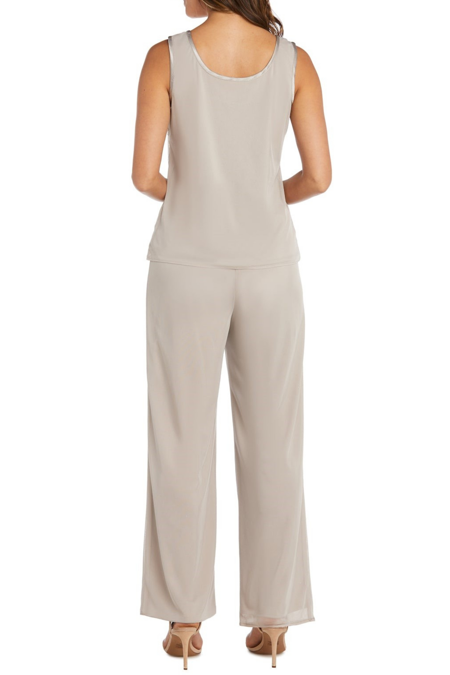 RM Richards 3-Piece Embroidered Sequin Pants Set