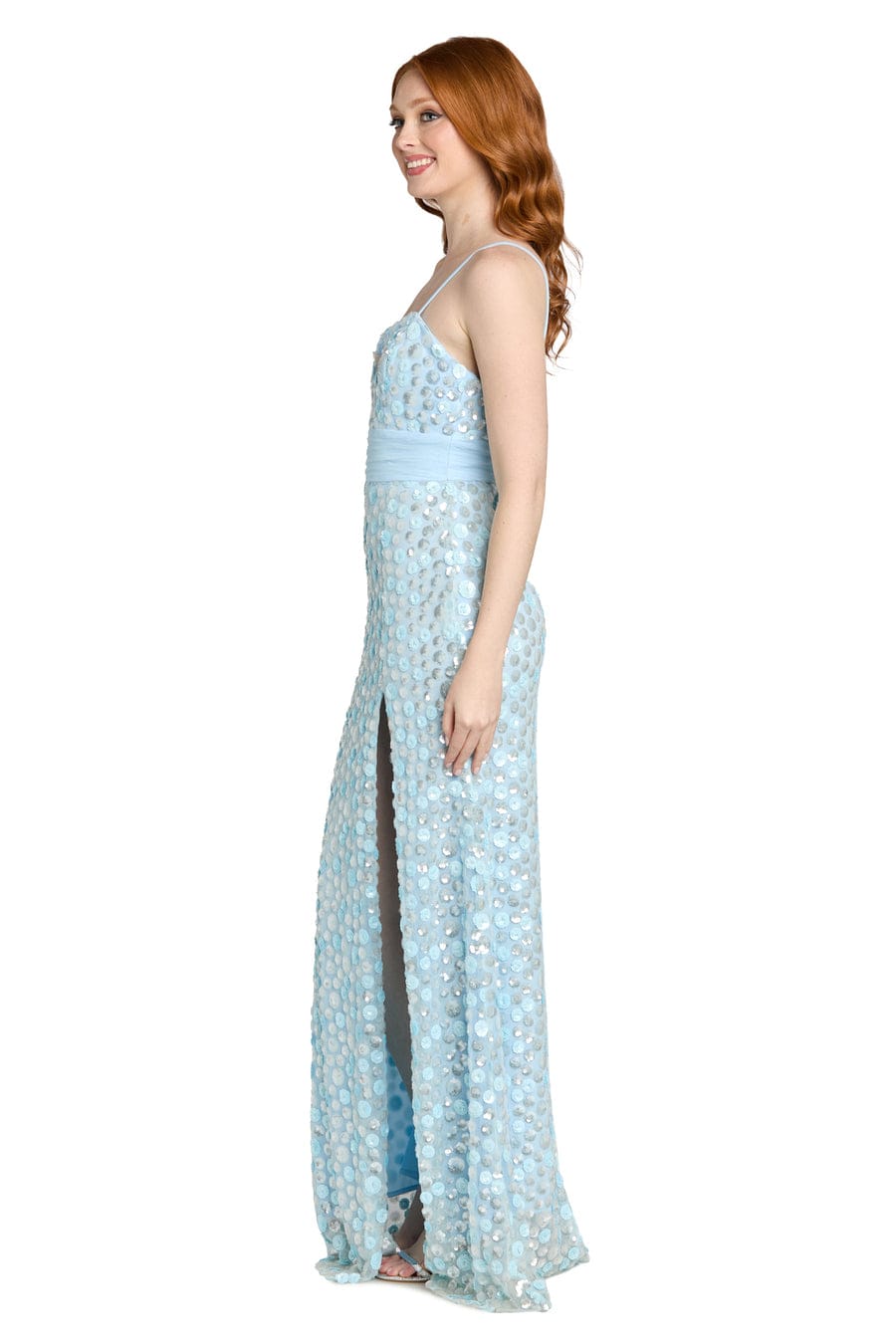 Morgan & Co Sequin Sweetheart Evening Gown
