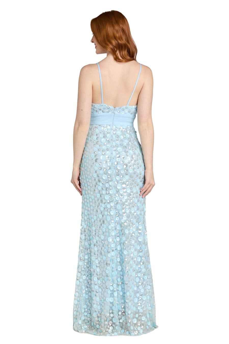 Morgan & Co Sequin Sweetheart Evening Gown
