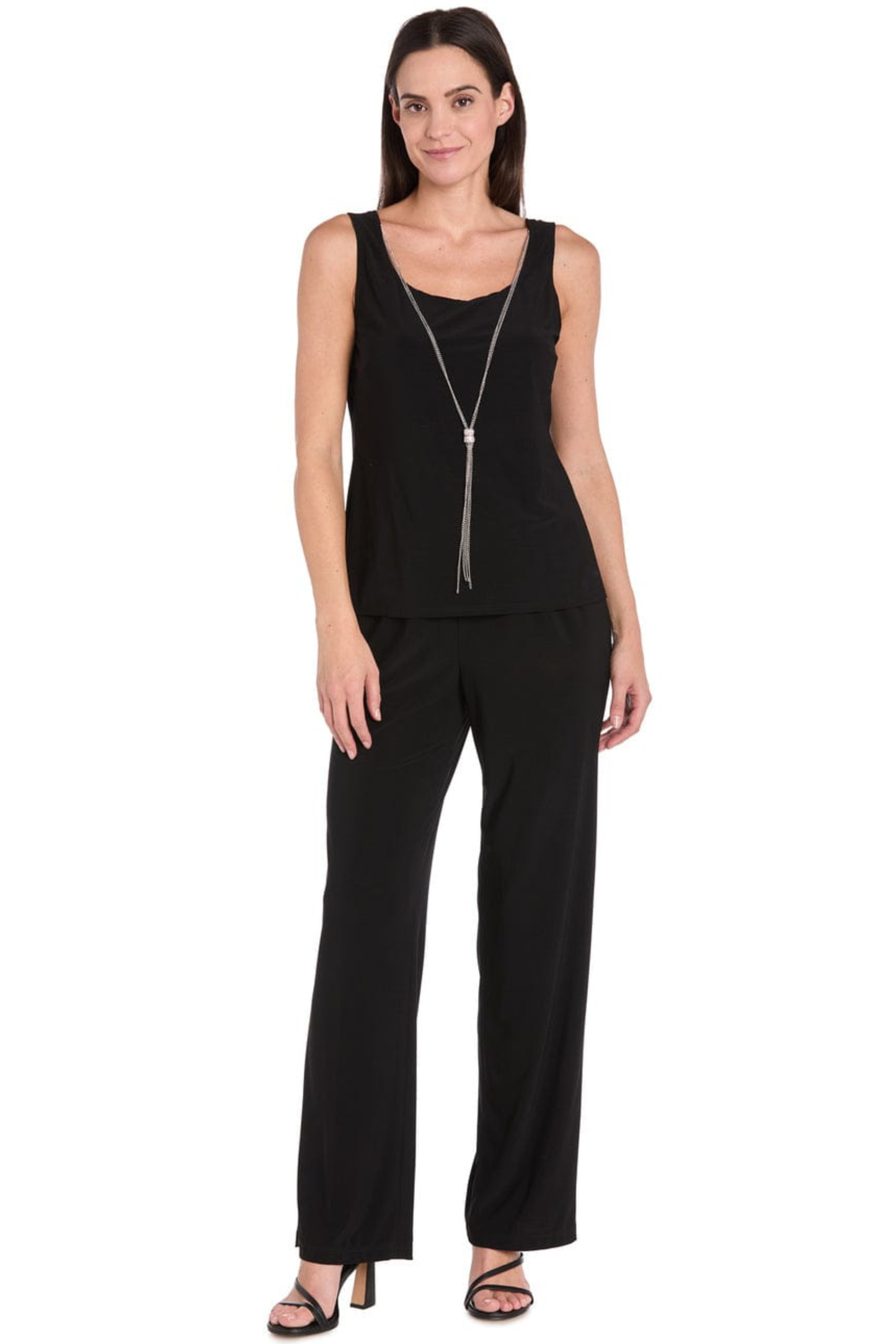 R&M Richards Metallic Embroidered Formal Pant Set