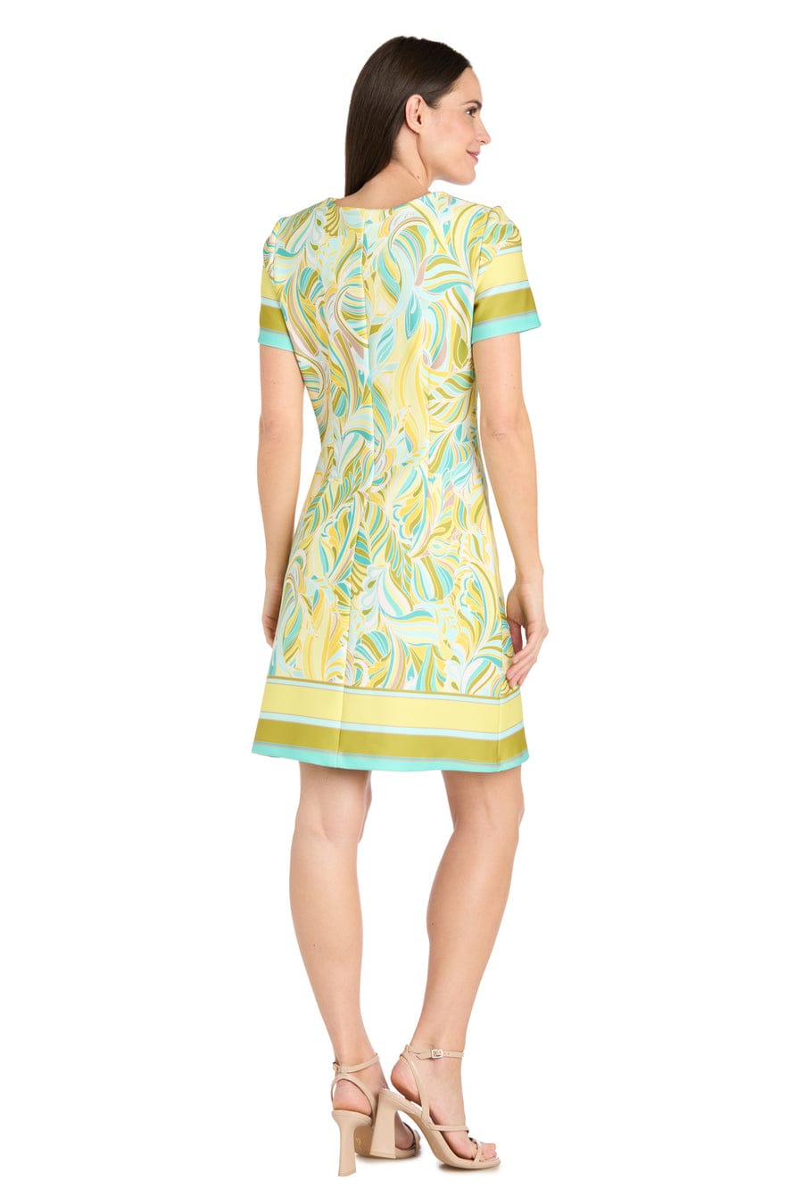 RM Richards Retro Chic V-Neck Shift Dress