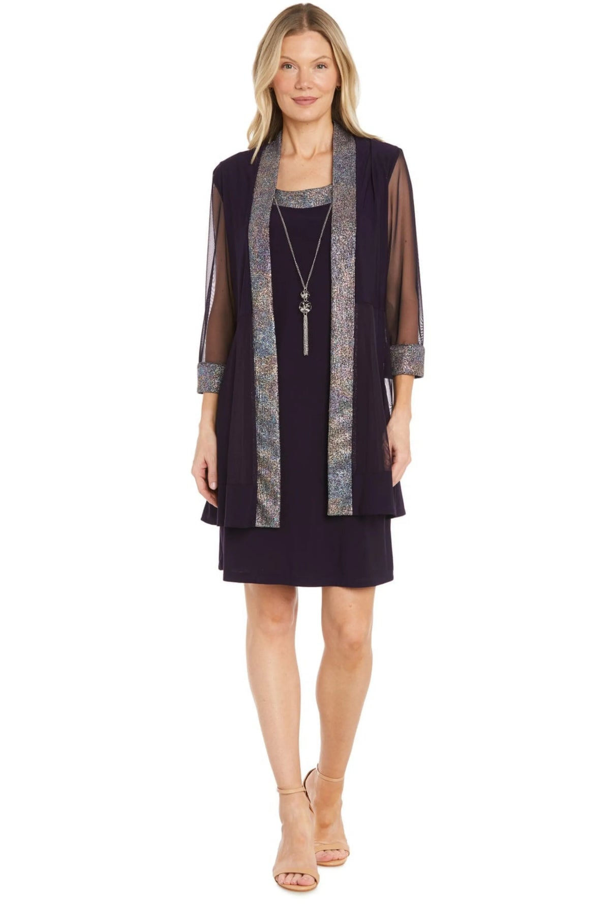 RM Richards Evening 2 Piece Jacket Dress