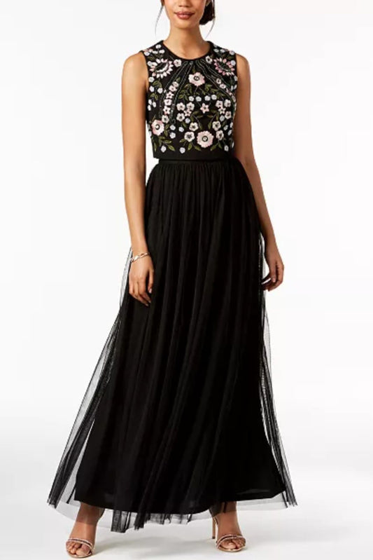 Adrianna Papell Two Piece Sequined Evening Dress