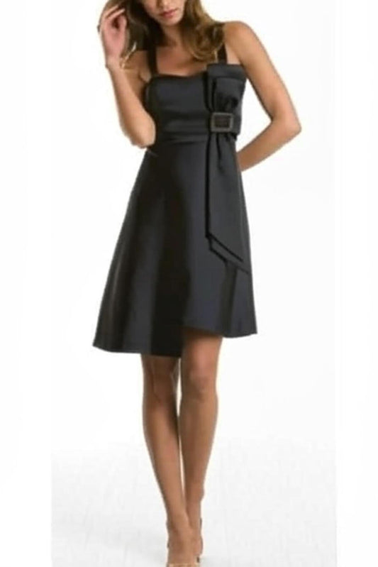 Aidan Mattox Black Short Party Dress
