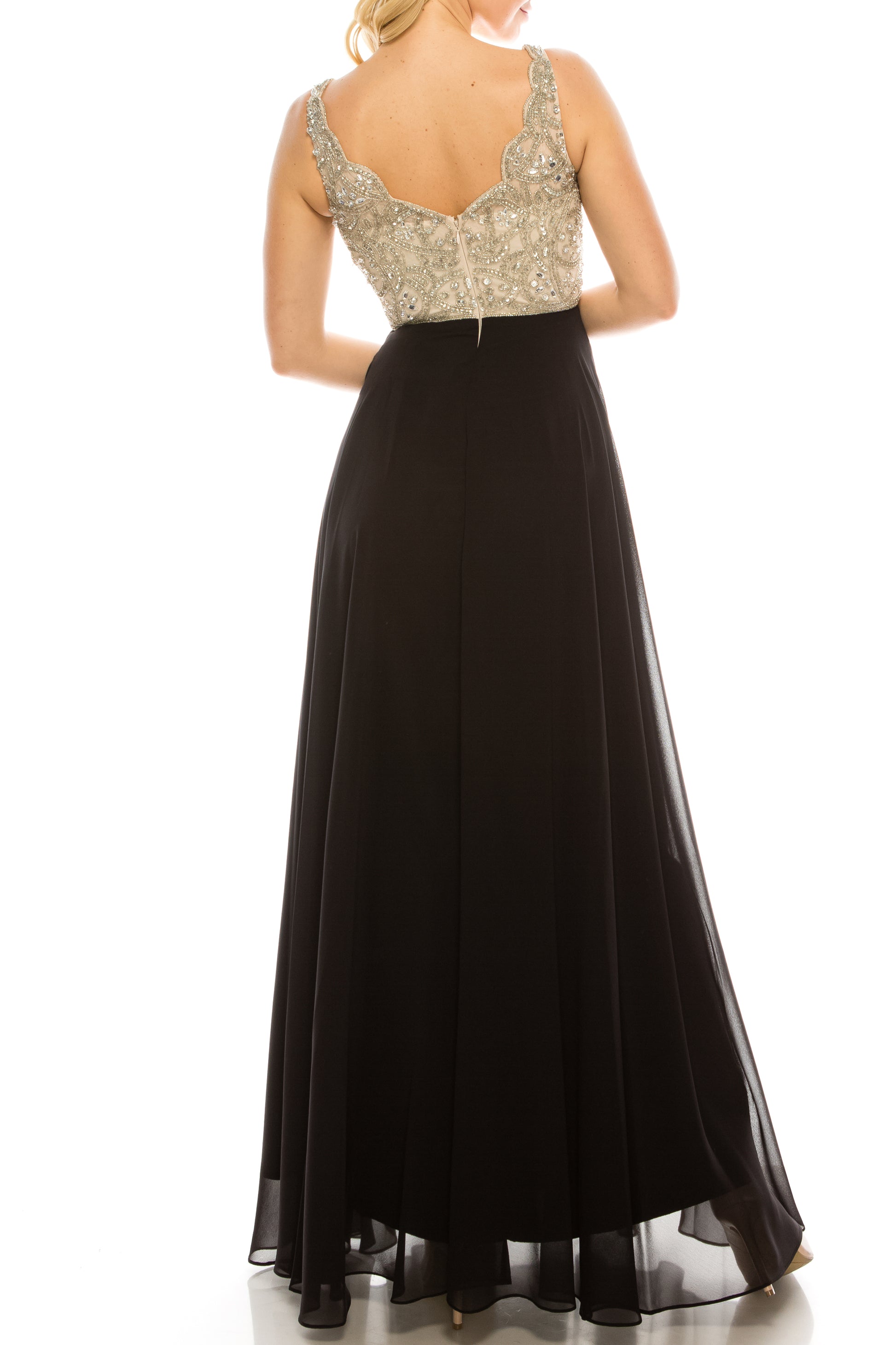 Aidan Mattox Embellished Sleeveless A-Line Dress – New Yorker's Apparel