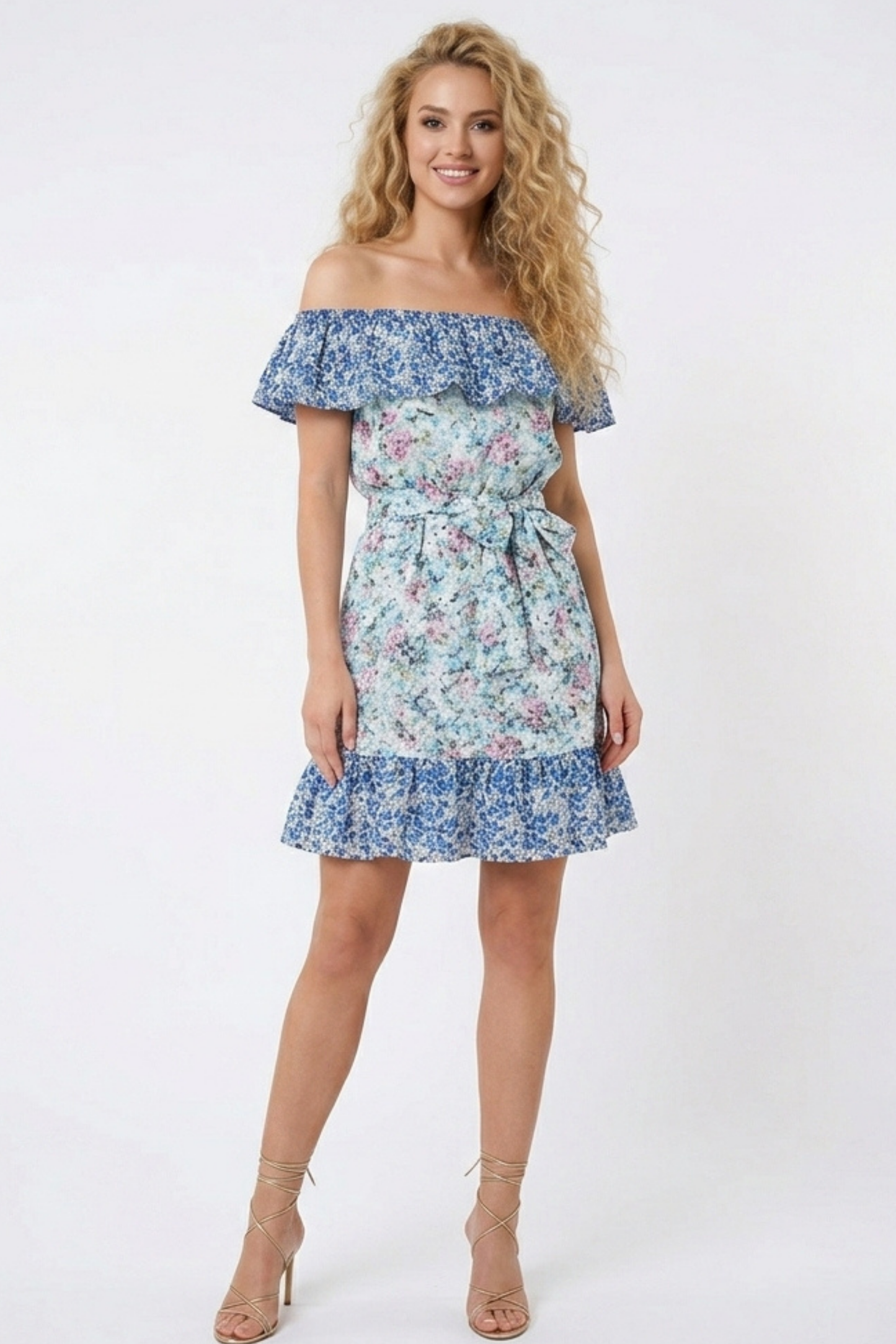 Clover & Sloane Off the Shoulder Day Dress