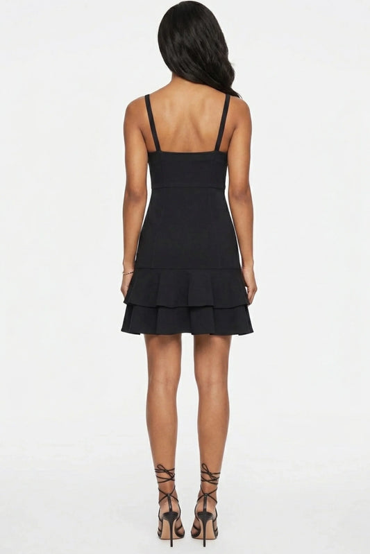 Clover & Sloane Topstitch Mini Dress
