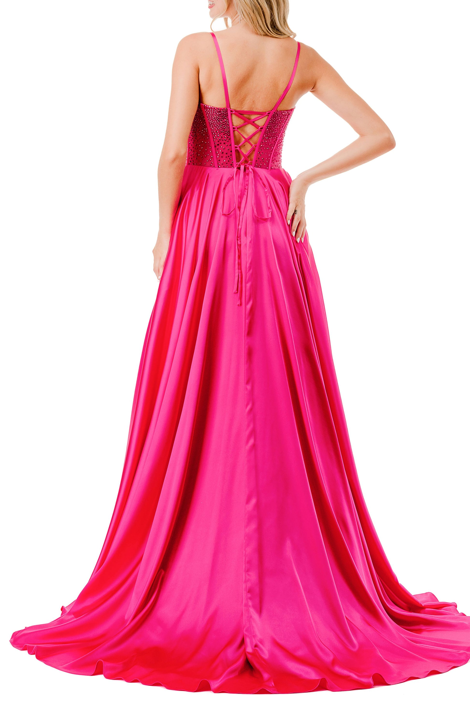 Coya Collection Draped Rhinestone Evening Dress New Yorker's Apparel Coya Collection Draped Rhinestone Evening Dress New Yorker's Apparel