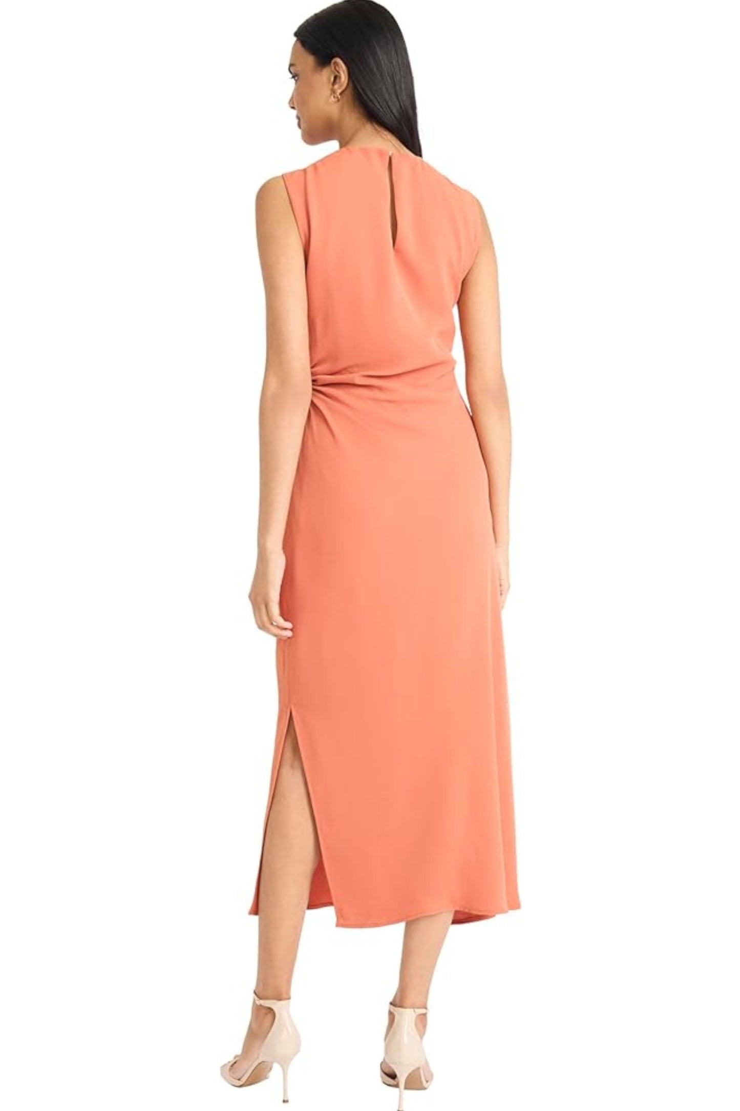 Donna Morgan Sleeveless Sheath Midi Dress