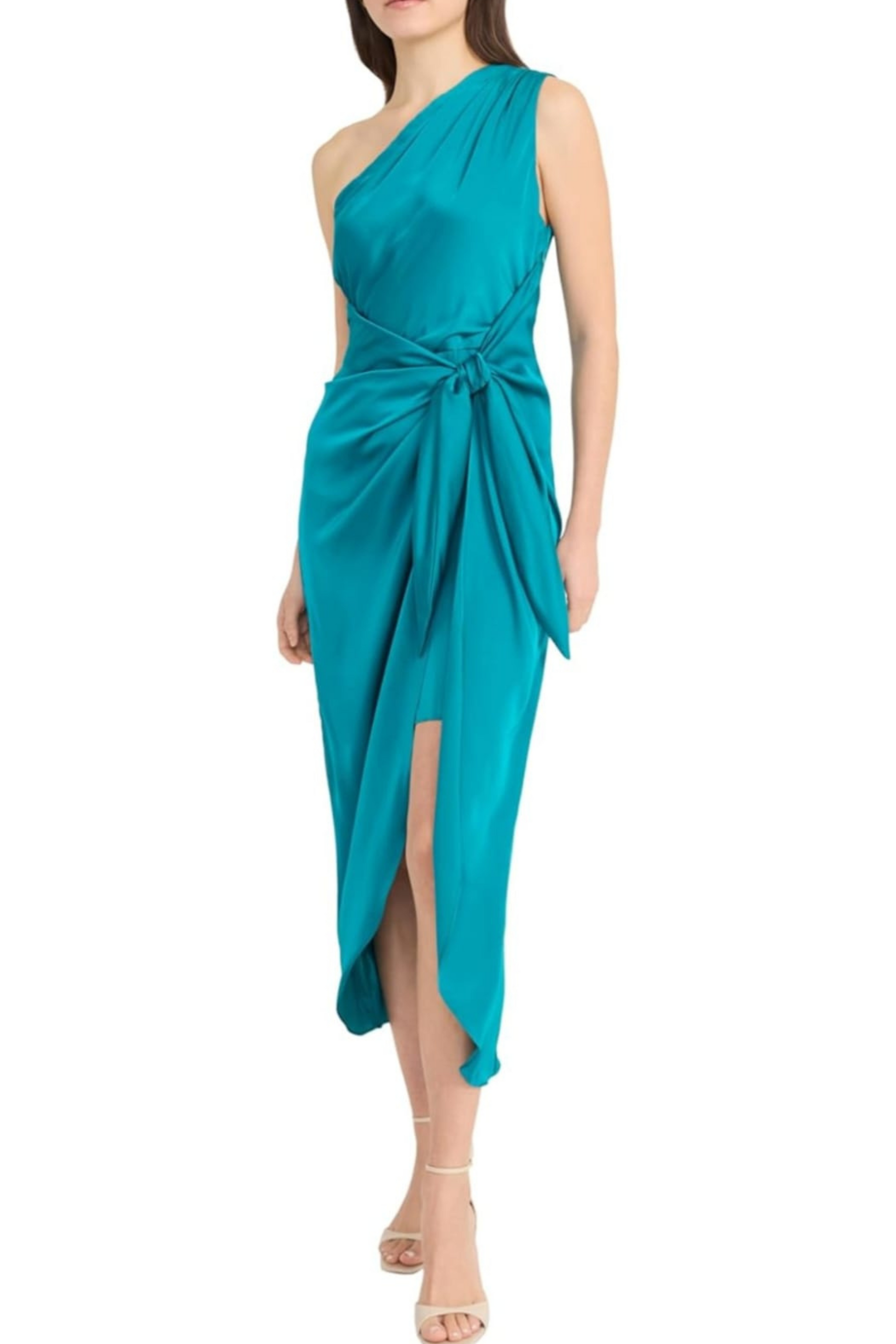 donna morgan asymmetrical dress Donna Morgan Fit & Flare Dress