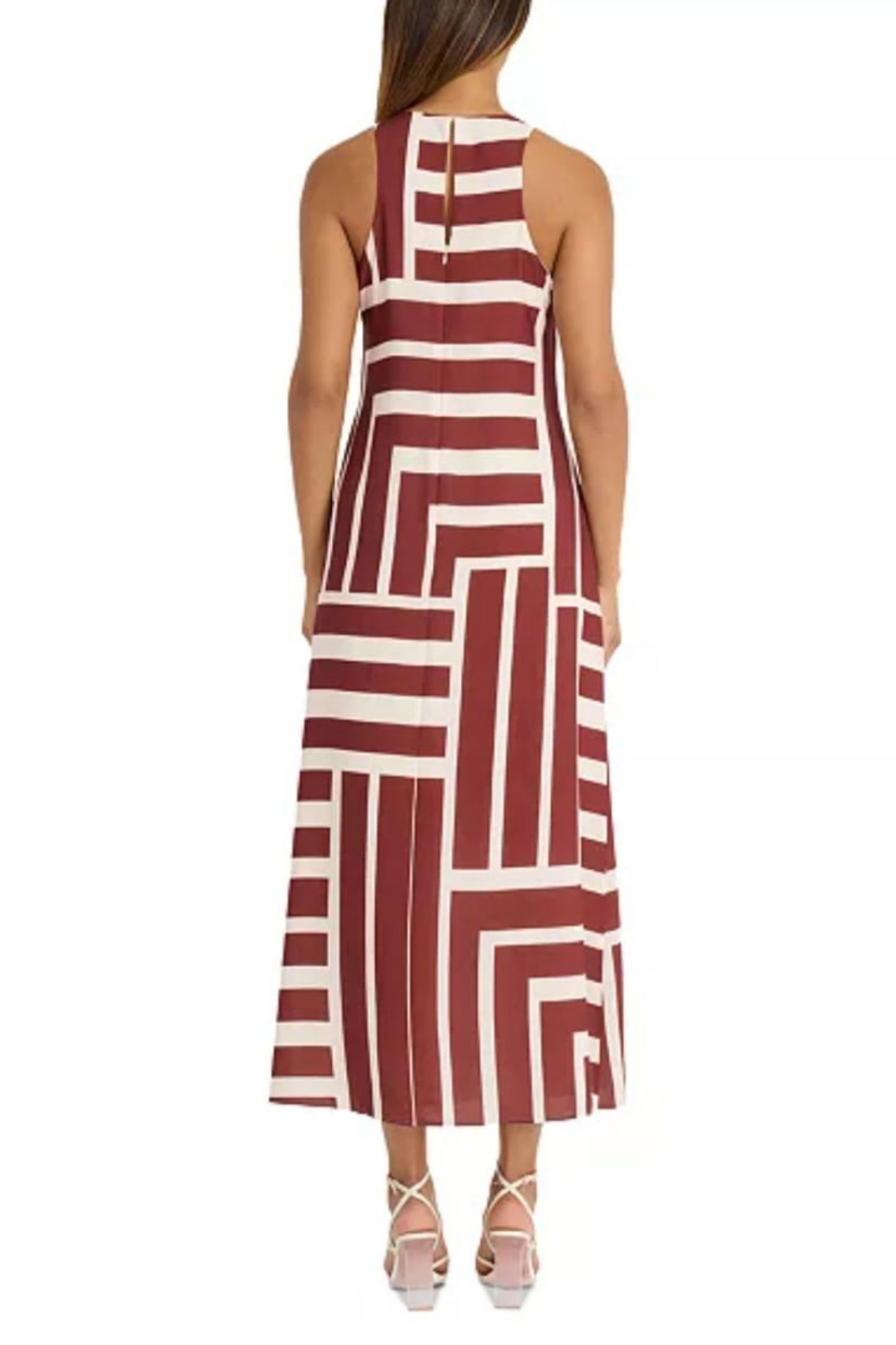 Donna Morgan Geo Print Maxi Dress