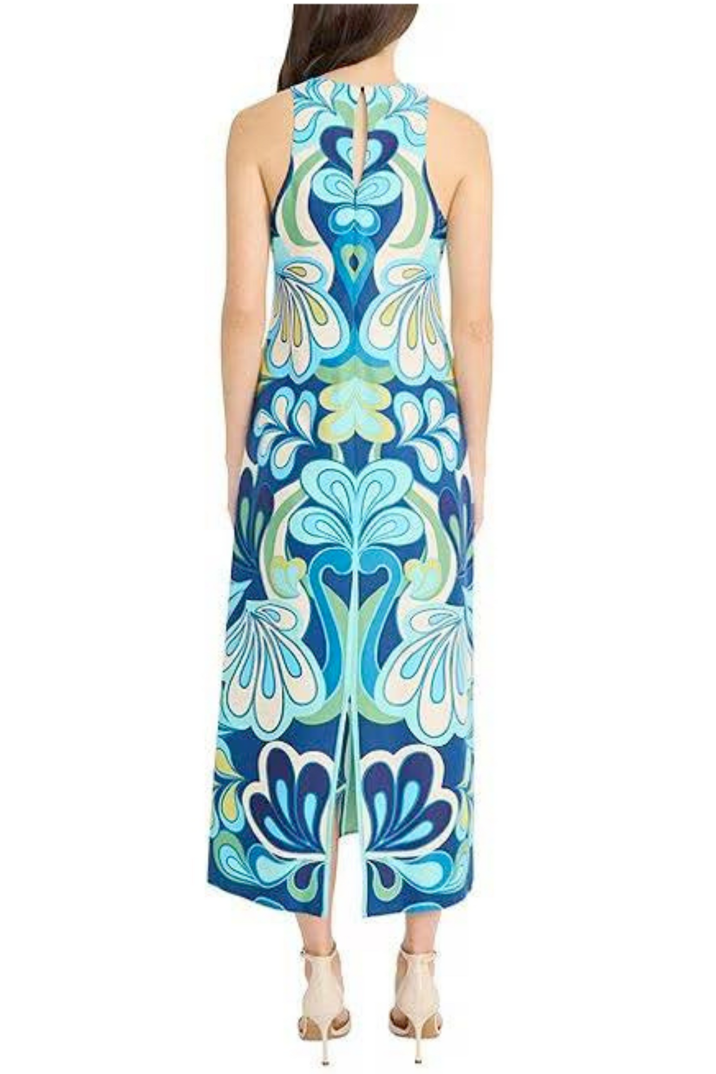 Donna Morgan Multi Color Sleevless Maxi Dress