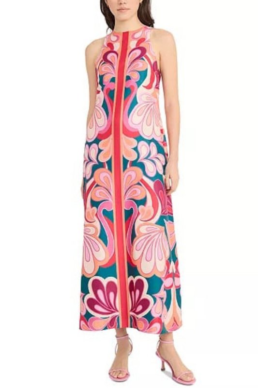 Donna Morgan Multi Color Sleevless Maxi Dress