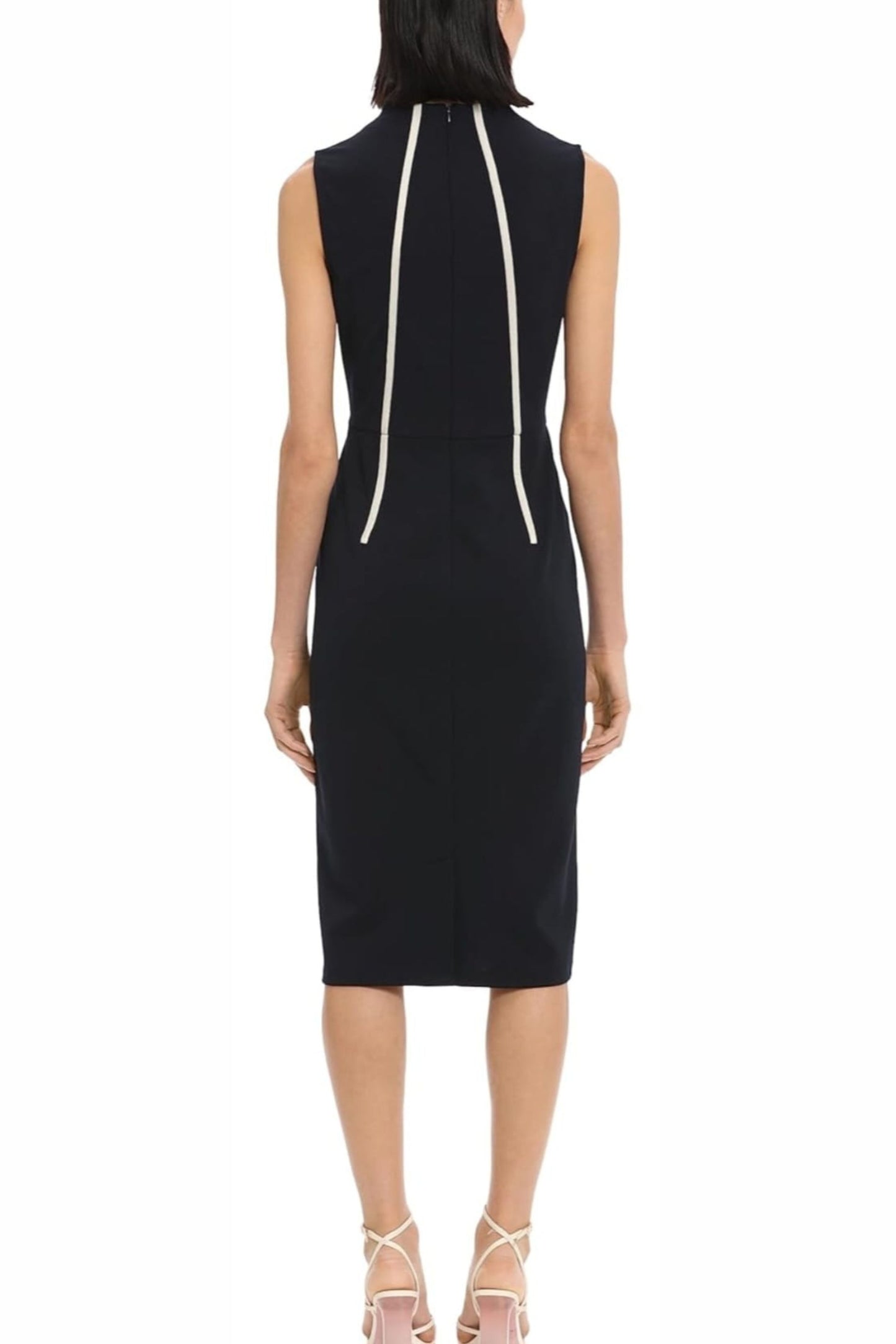 Donna Morgan Twilight Navy Sleeveless Sheath Dress