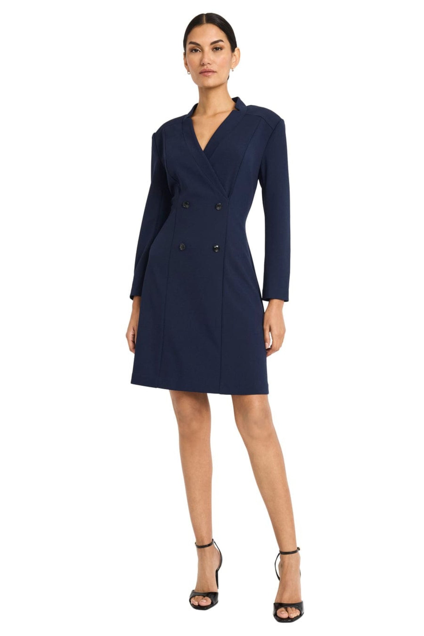 Maggy London Double Breasted Blazer Dress