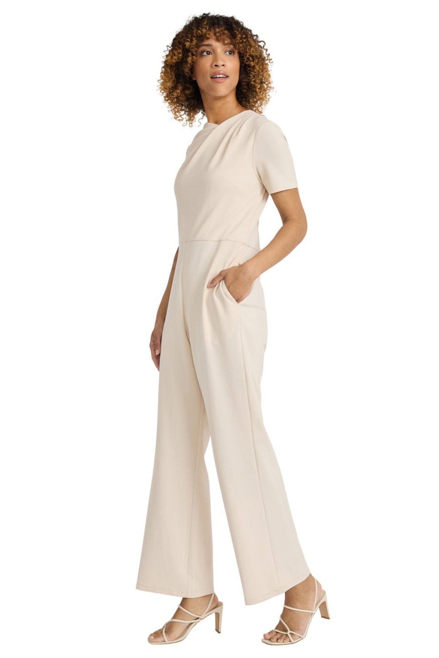 Maggy London Short Sleeve Jumpsuit