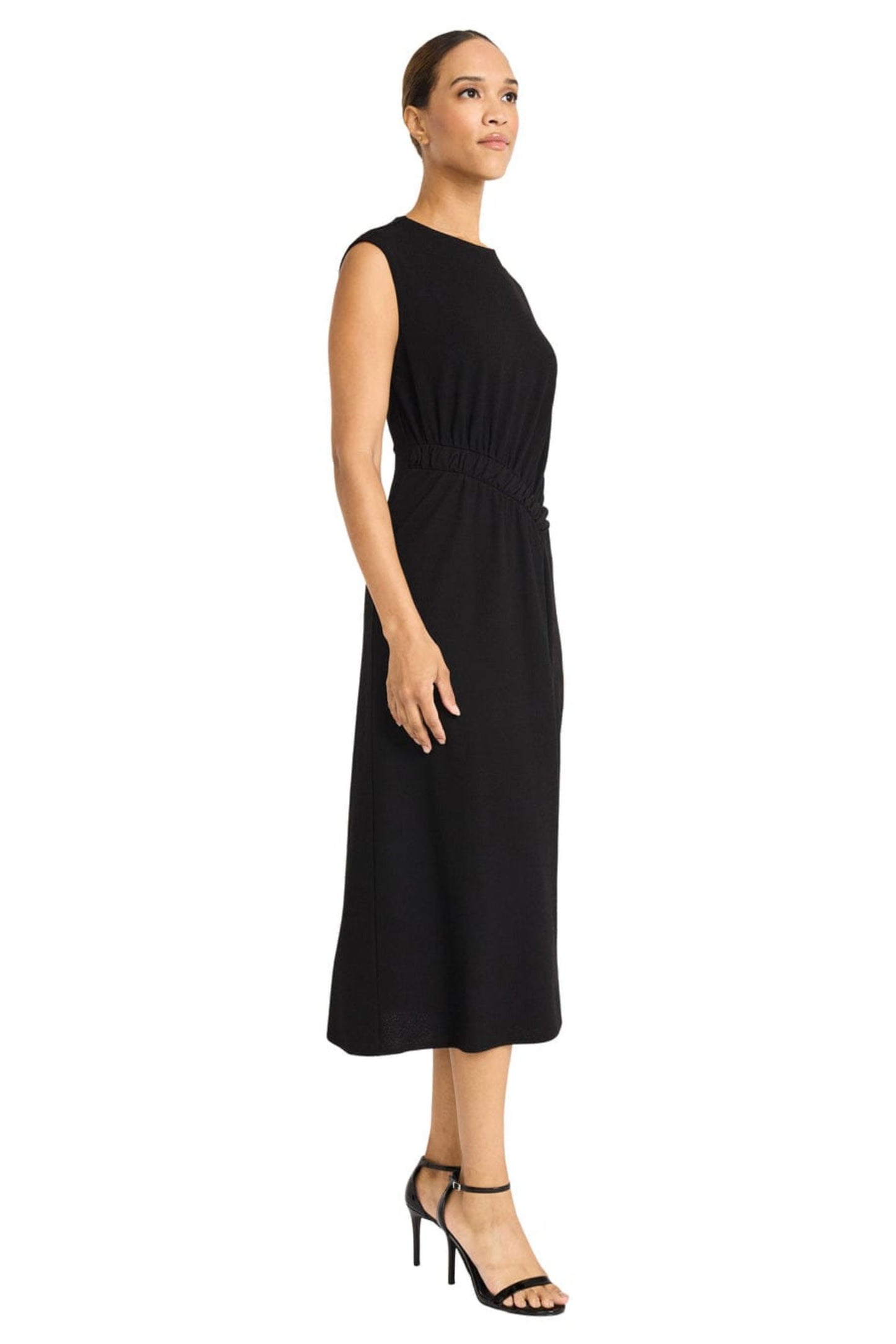 Maggy London Sleeveless A-Line Midi Dress