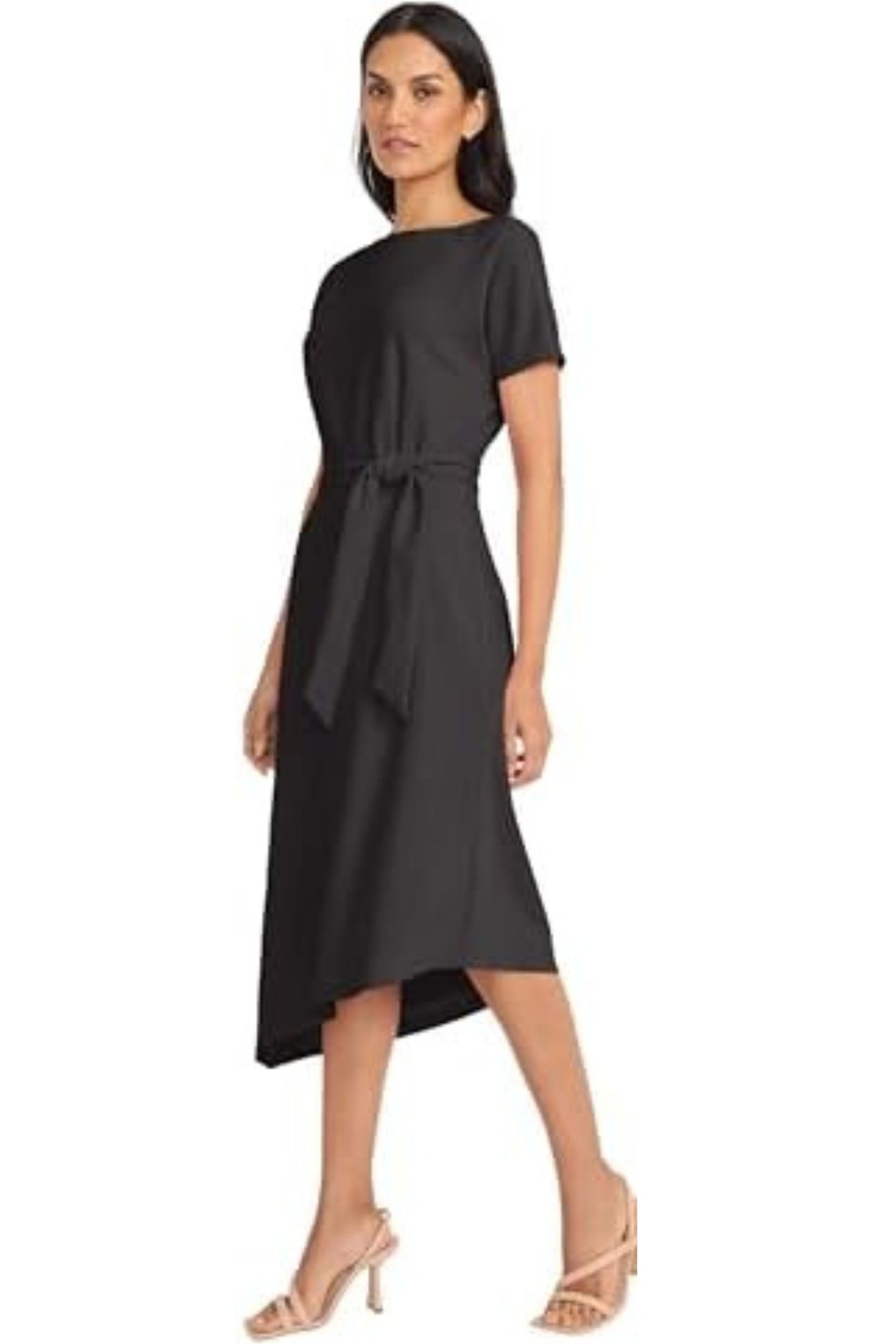 Maggy London Asymmetrical Hem A-Line Dress