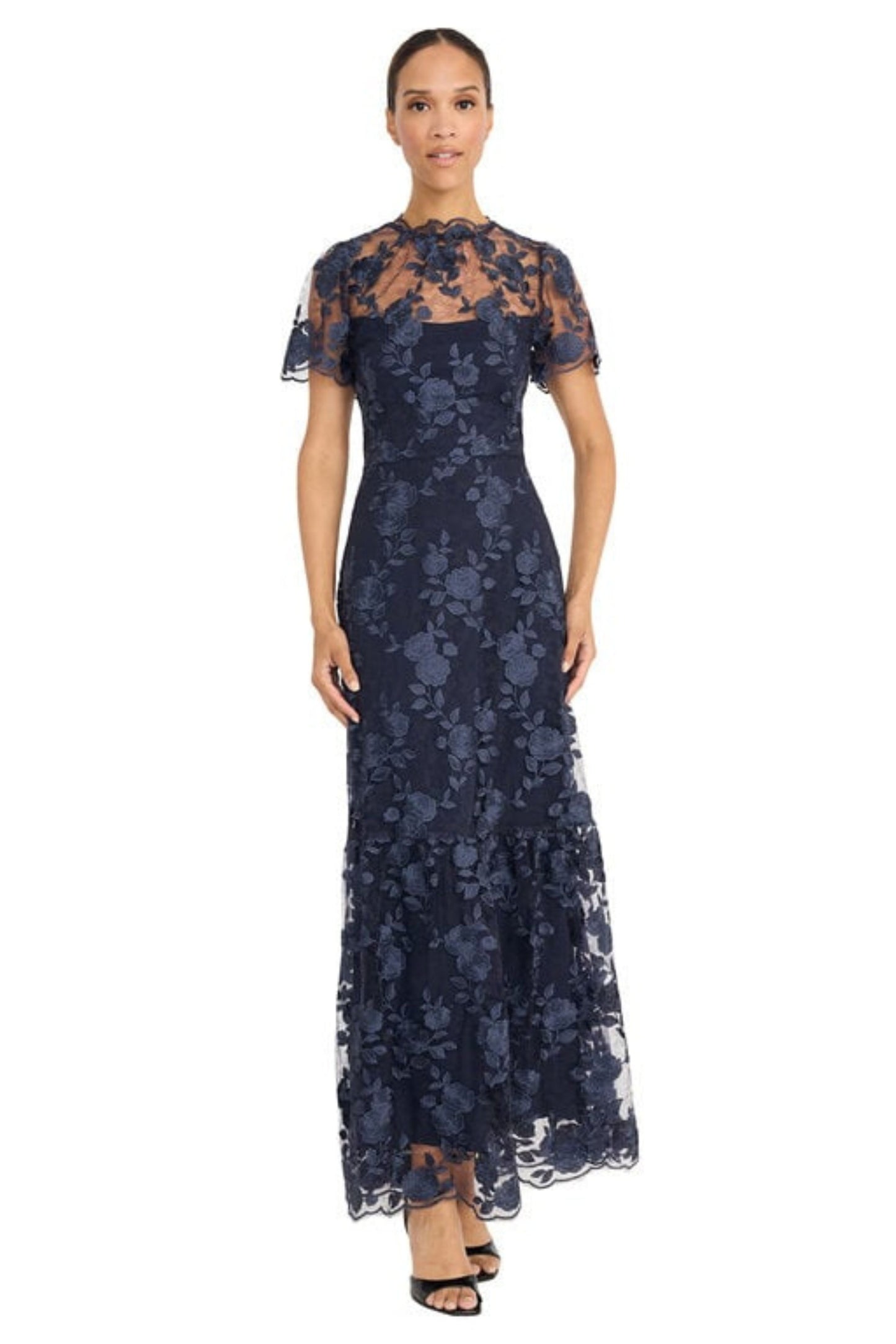 Maggy London Embroidery Lace Special Occasion Dress