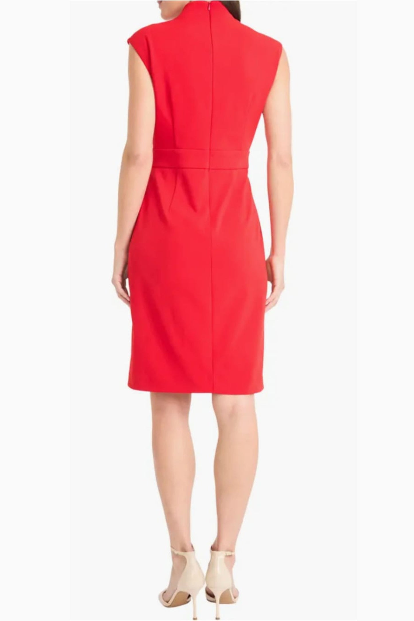 Maggy London V-Neckline Short Day Dress