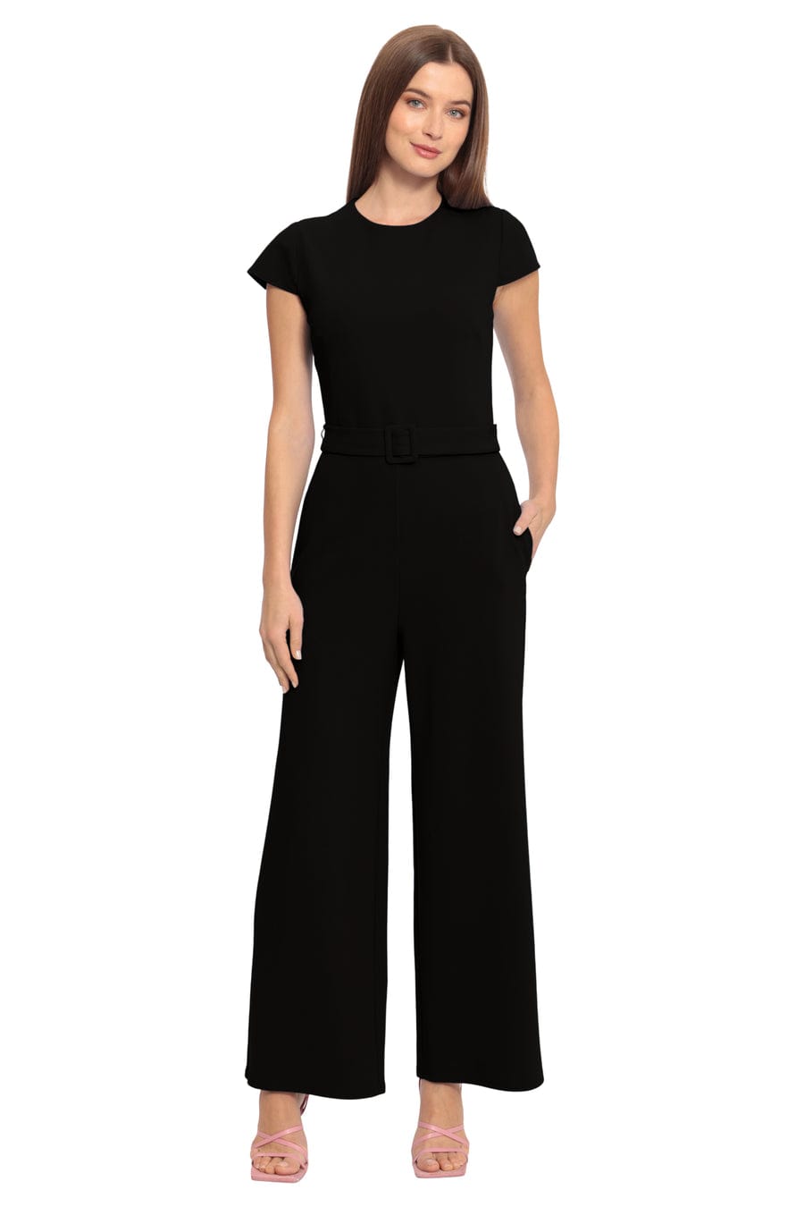 Maggy London Short Sleeve Jumpsuit