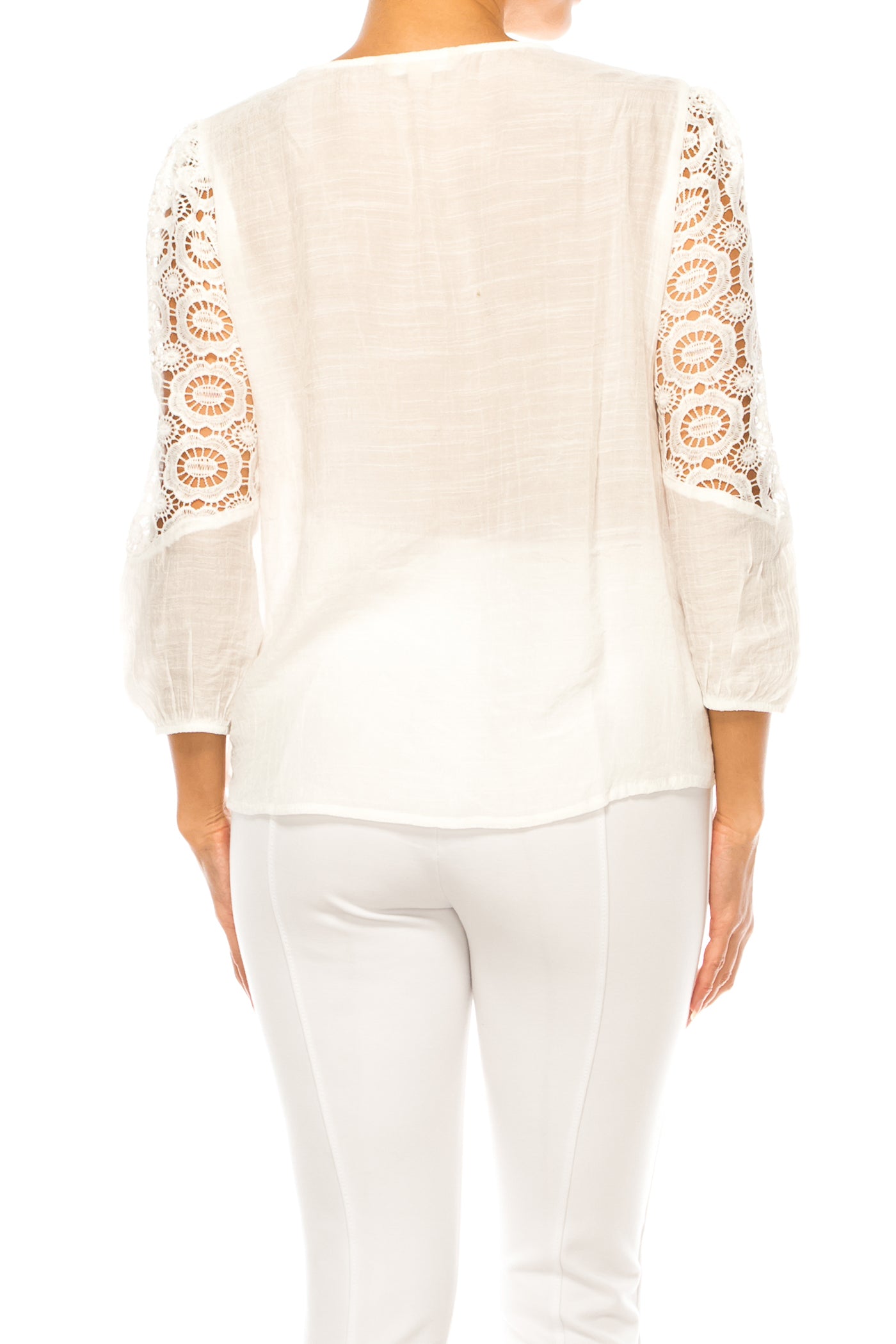 Hope & Harlow 3/4 Sleeve Button Down Top