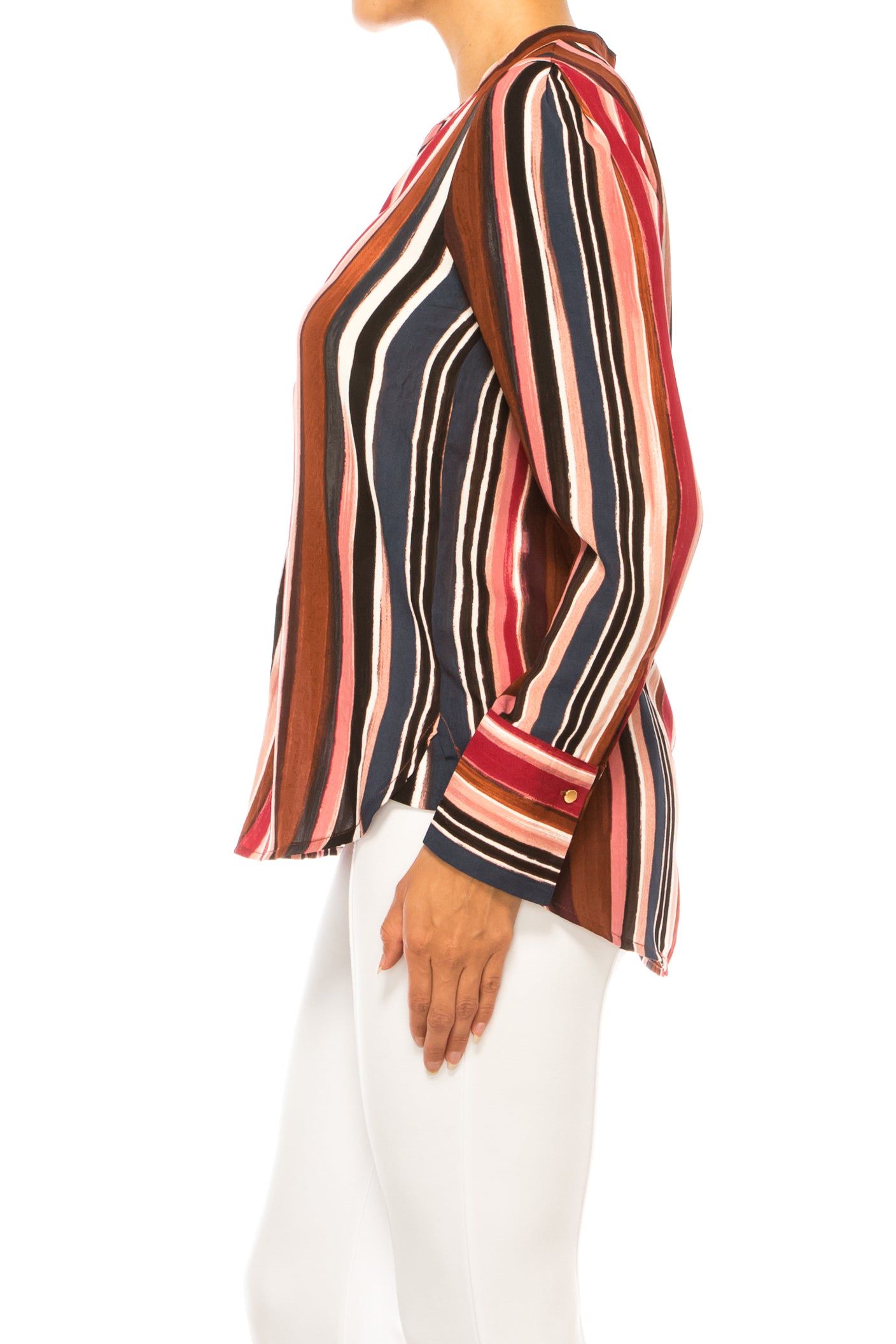 Hope & Harlow Stripe Long Sleeve Top