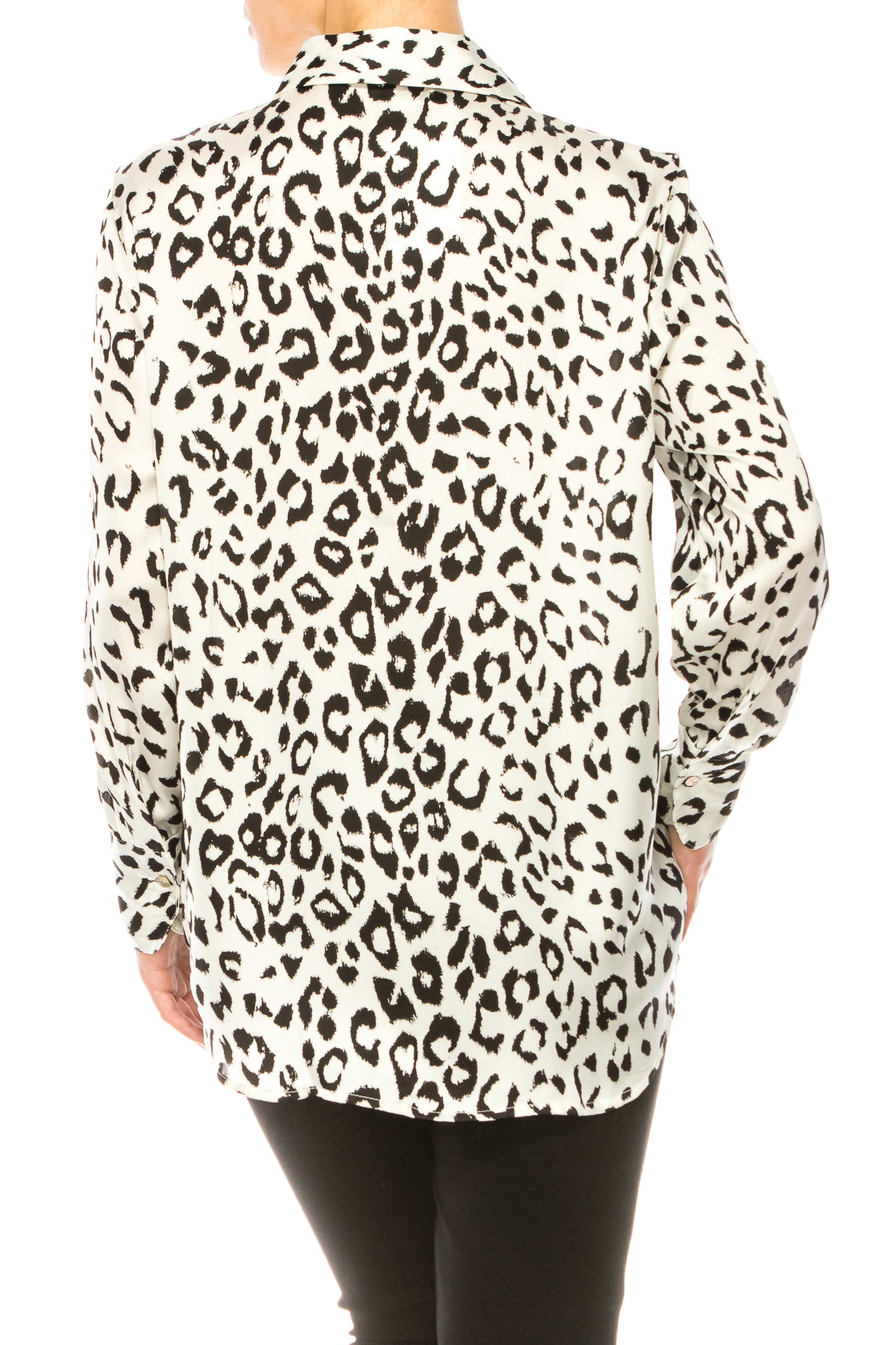 Hester & Orchard Long Sleeve Animal Print Shirt
