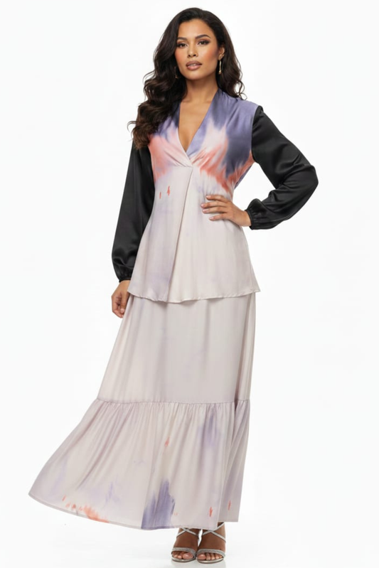 LOLA Two Piece Silk Skirt Set