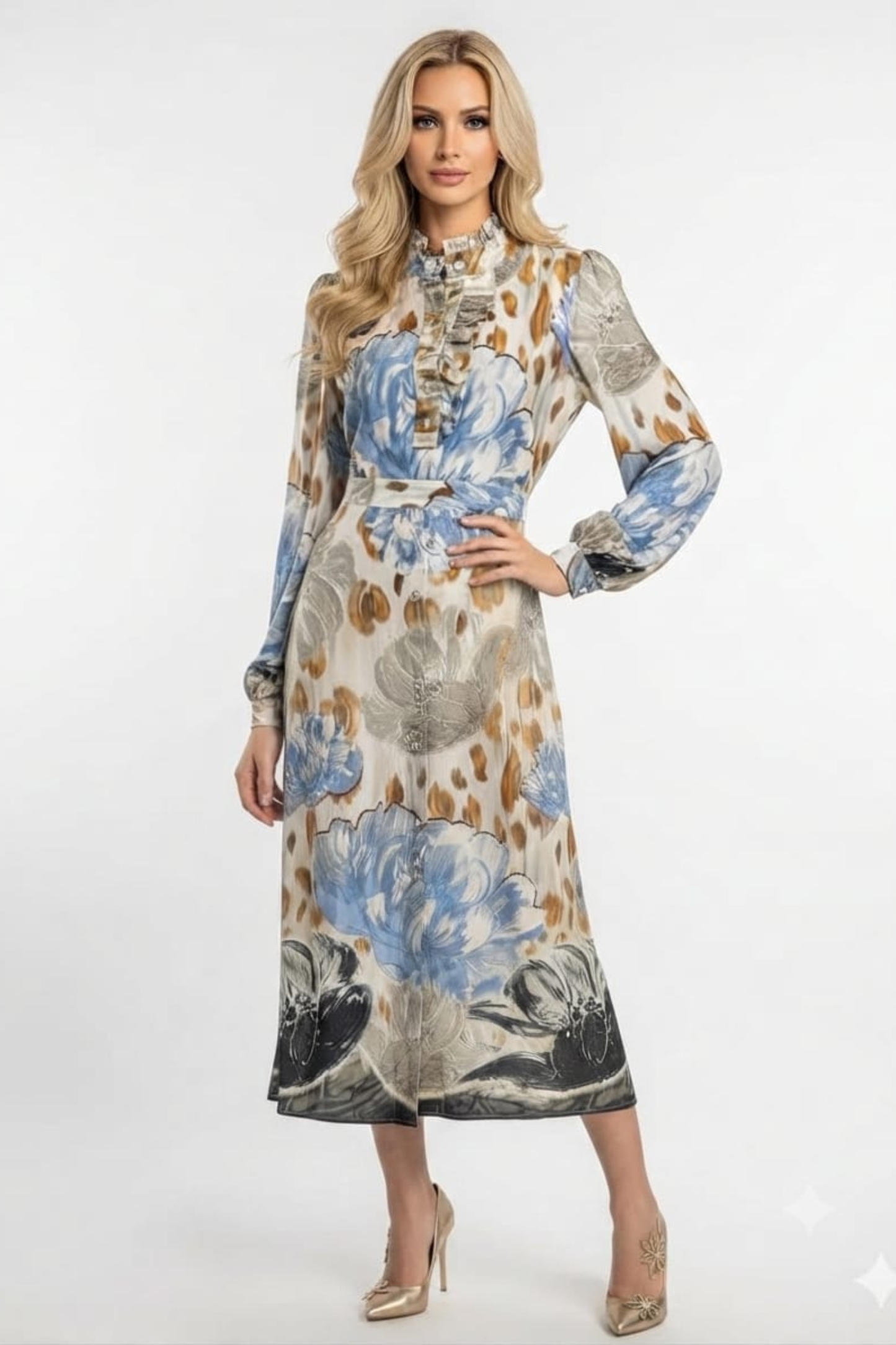 LOLA Two Piece Silk Skirt Set