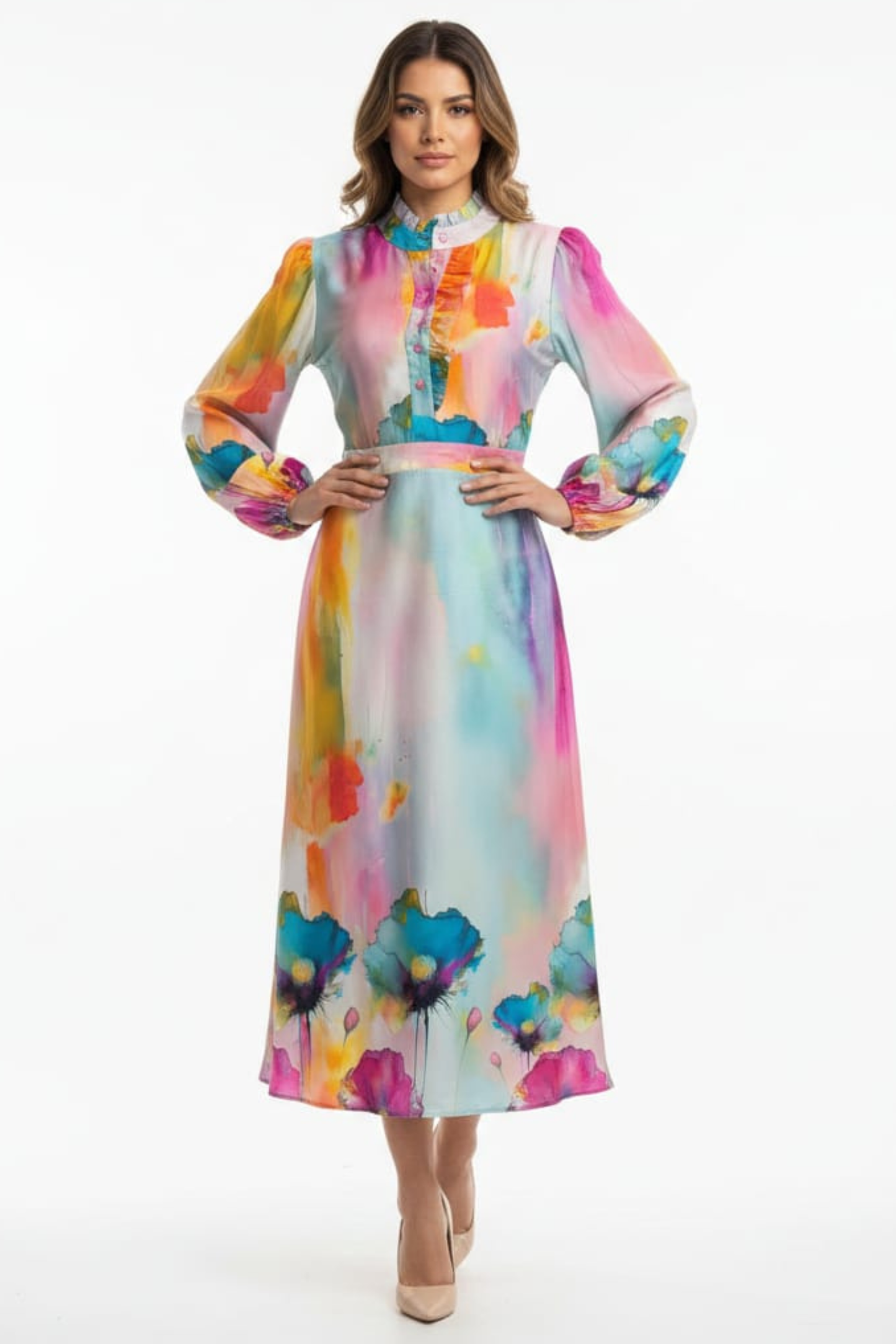 LOLA Two Piece Silk Skirt Set