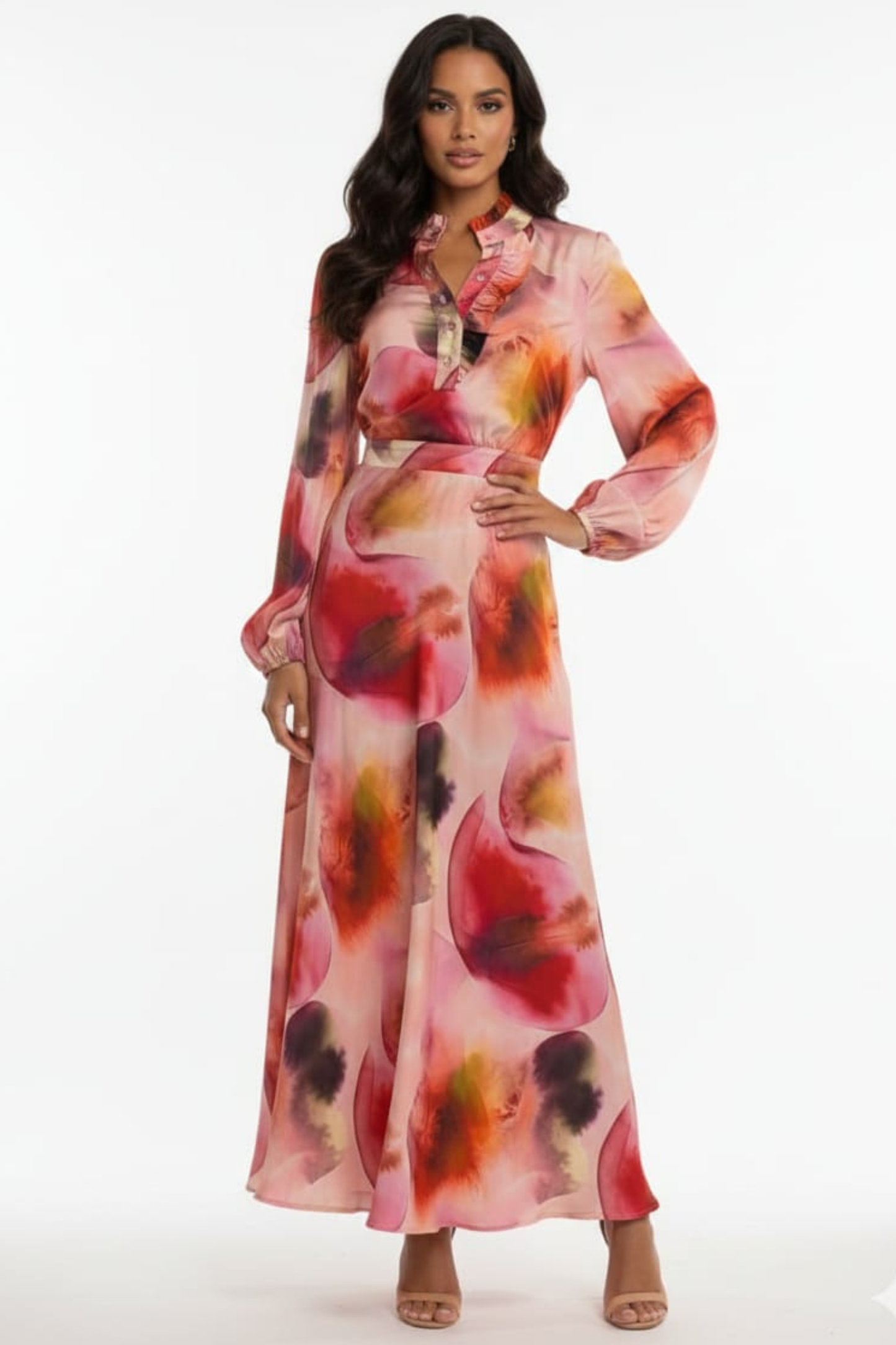 LOLA Two Piece Silk Skirt Set