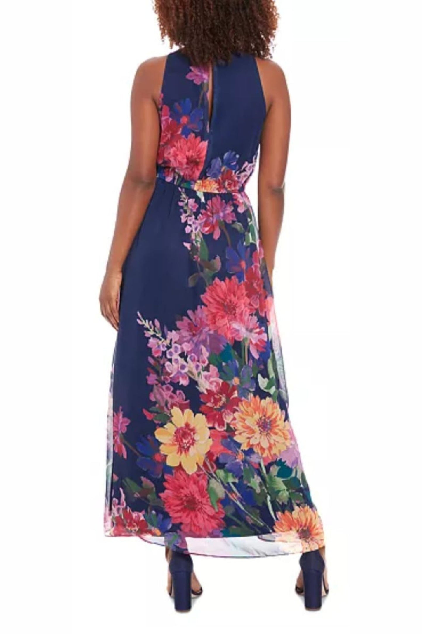 London Times Floral Print Maxi Dress (PETITE)