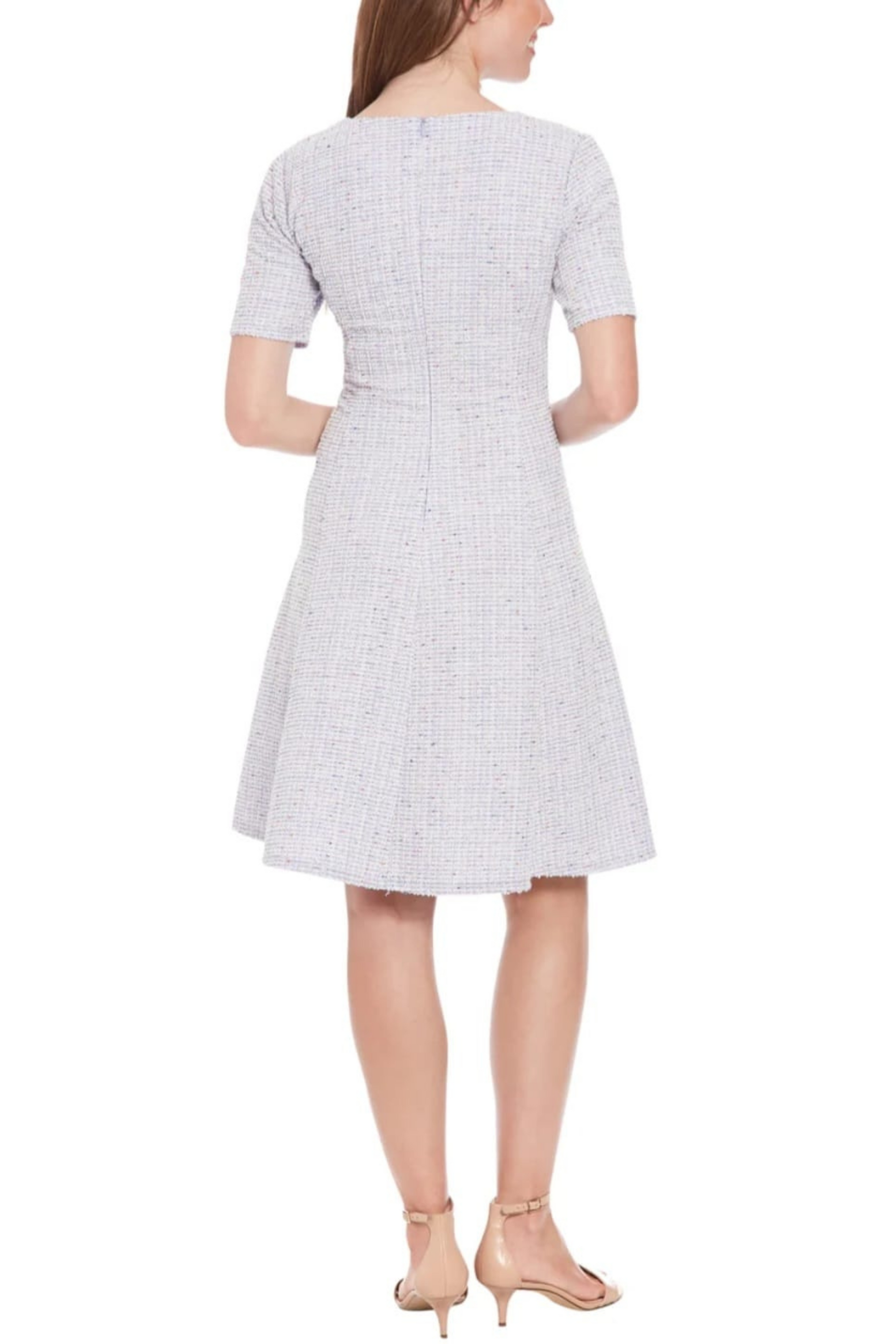 London Times Tweed A-Line Dress New Yorker's Apparel London Times Tweed A-Line Dress New Yorker's Apparel