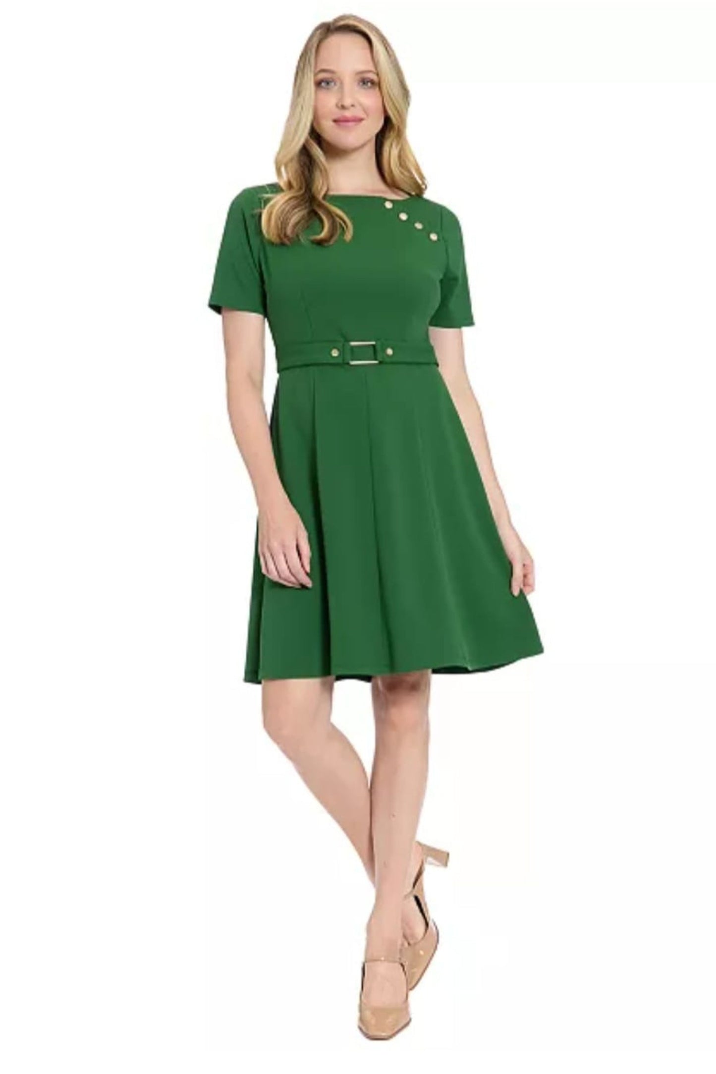 London Times Overlay Sheath Dress